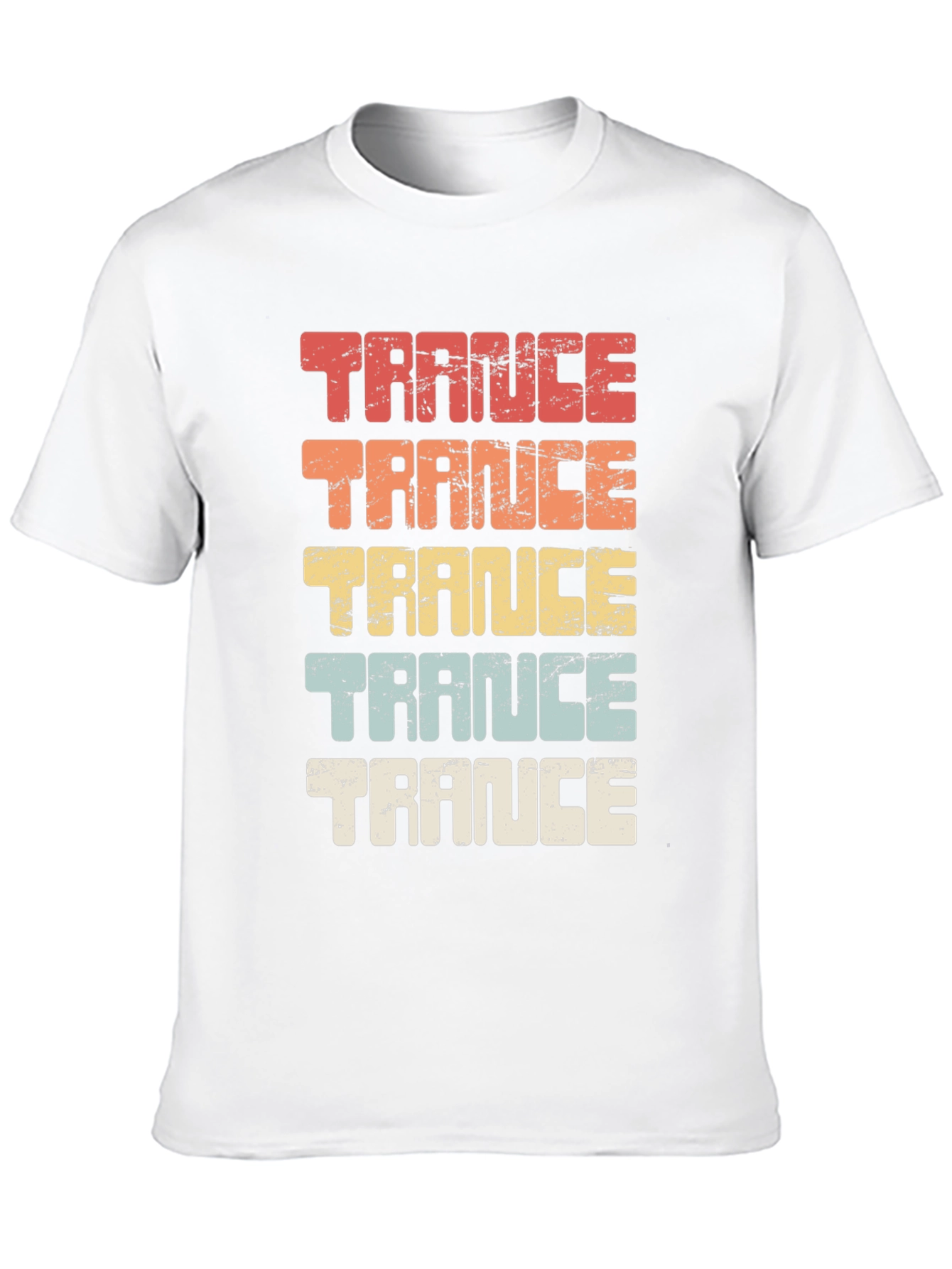 Retro Trance Music T-Shirt - Black Cotton Tee