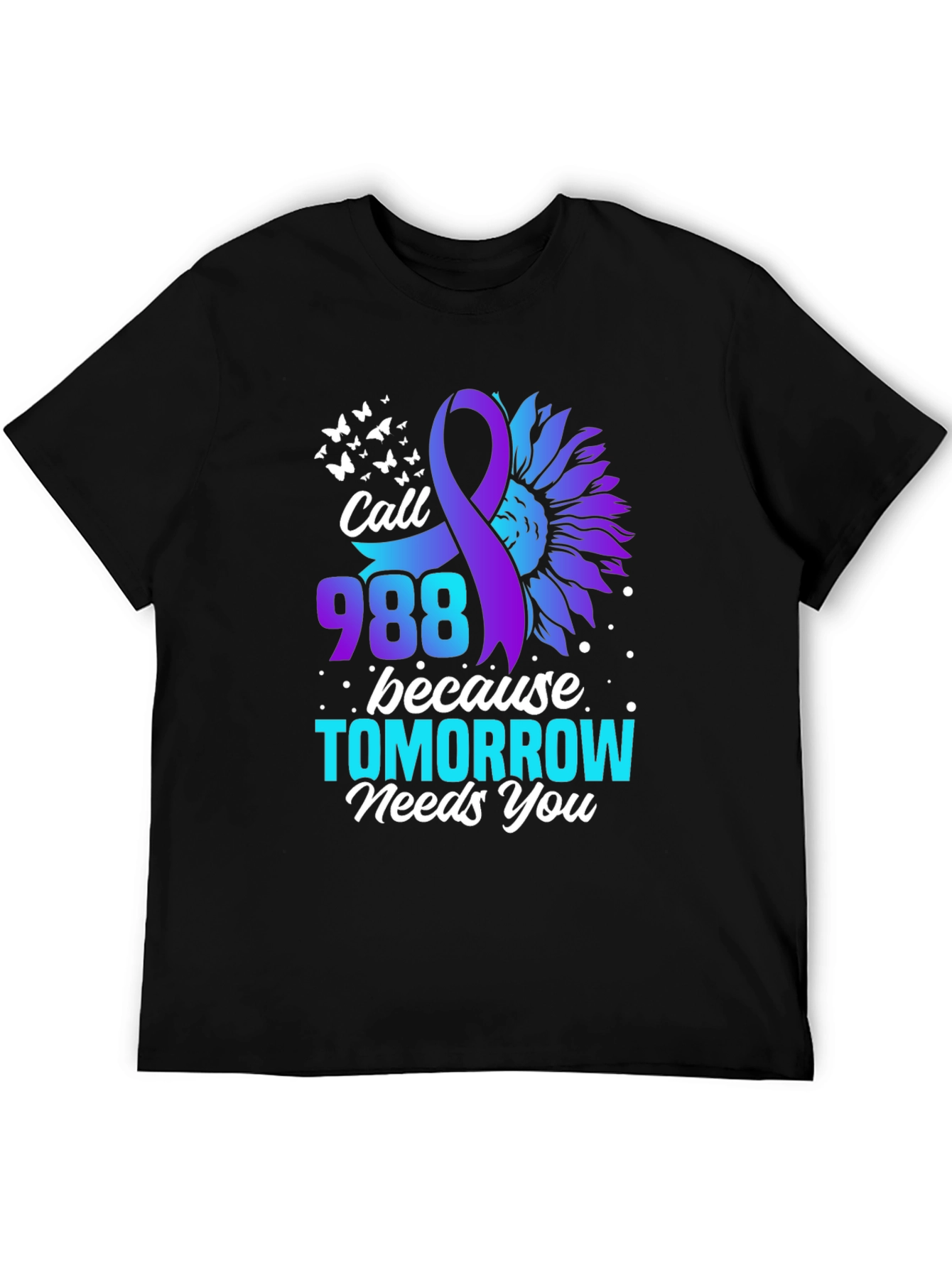 Call 988 T-Shirt - Suicide Prevention Awareness Tee