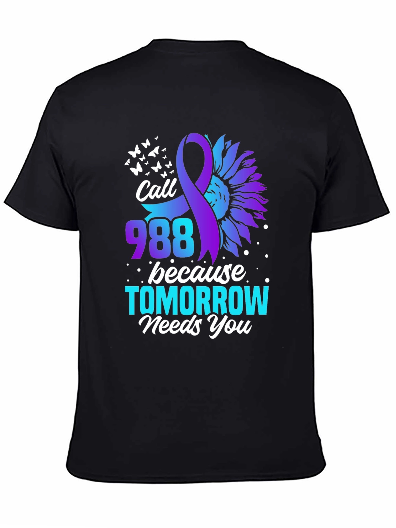 Call 988 T-Shirt - Suicide Prevention Awareness Tee
