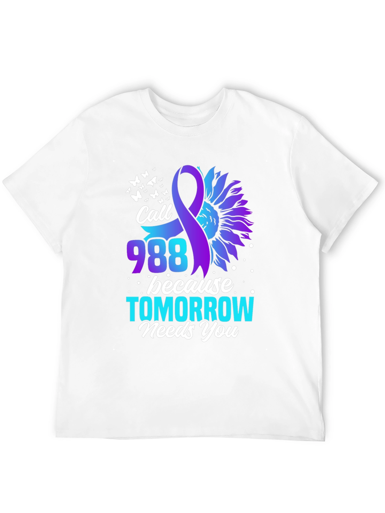 Call 988 T-Shirt - Suicide Prevention Awareness Tee