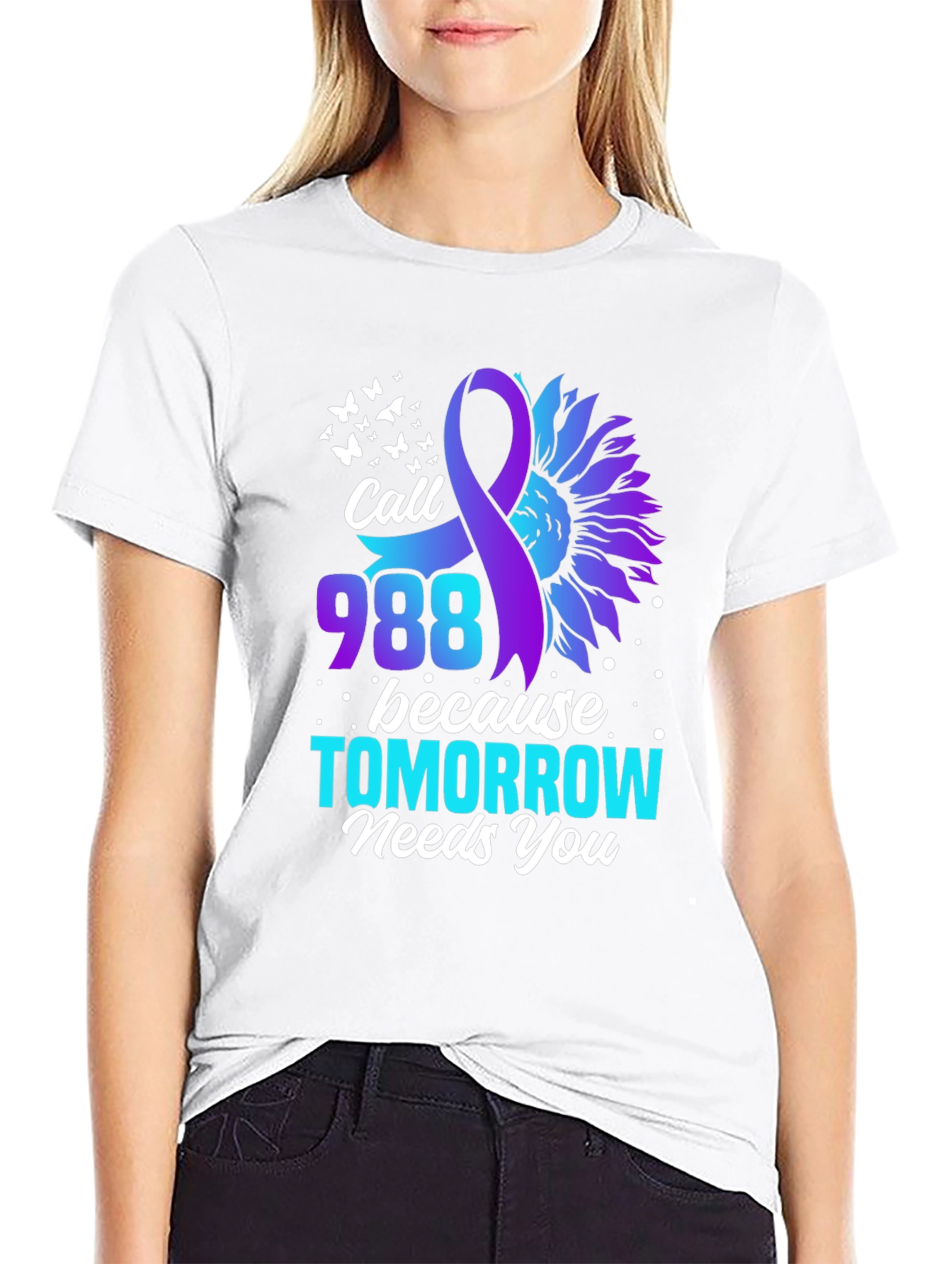 Call 988 T-Shirt - Suicide Prevention Awareness Tee