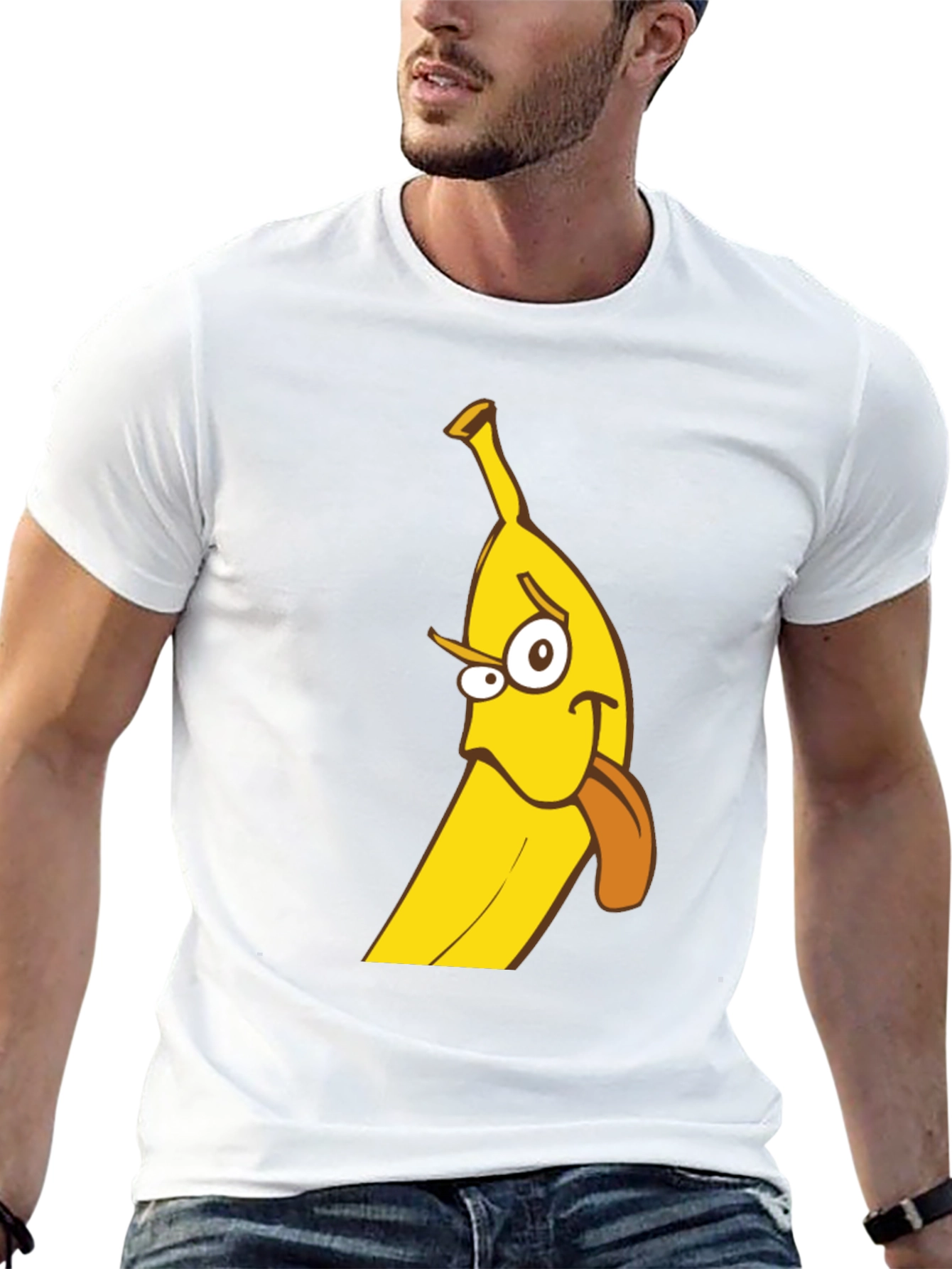 Funny Banana Graphic T-Shirt - Quirky Humor Tee