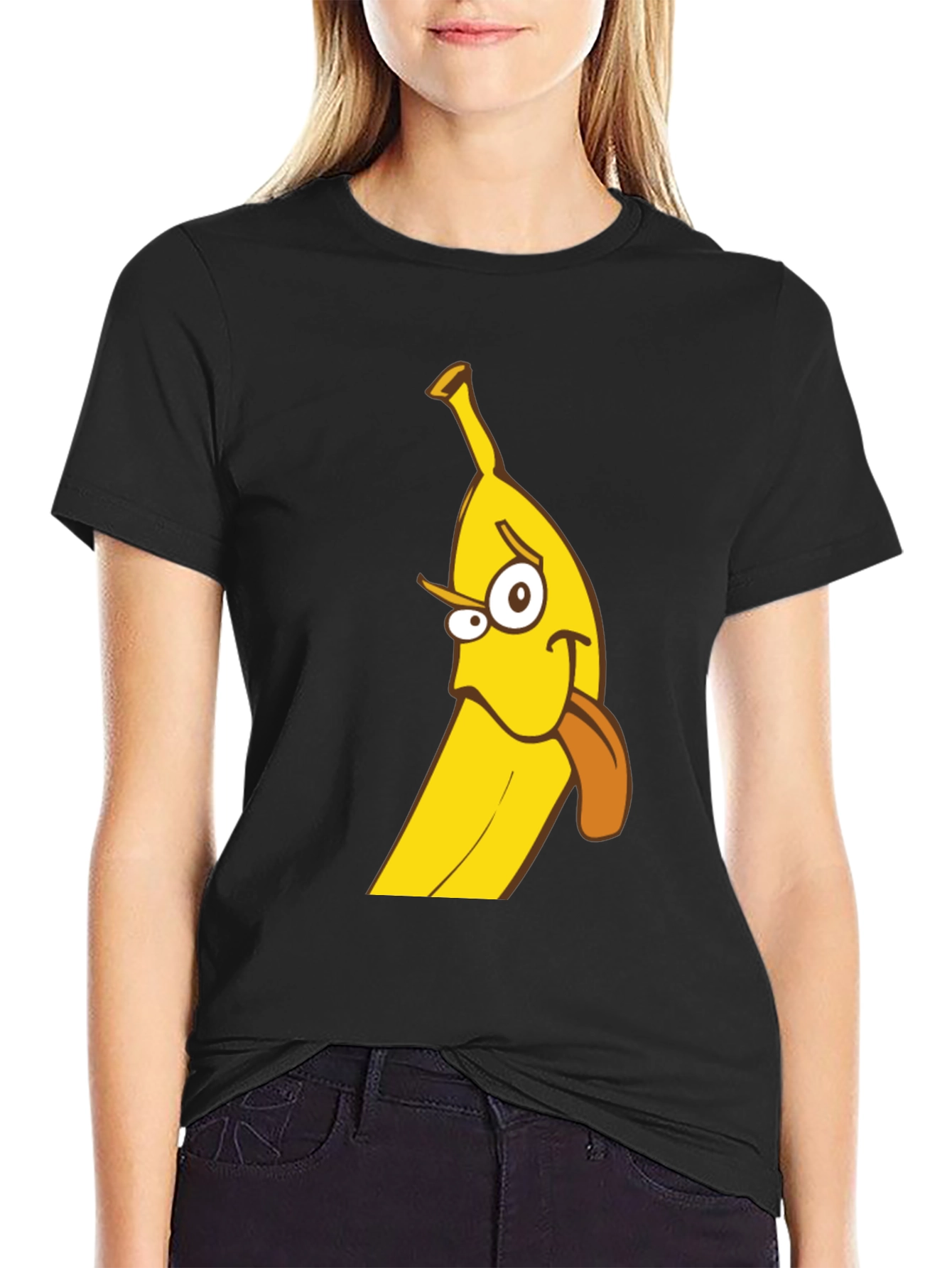 Funny Banana Graphic T-Shirt - Quirky Humor Tee
