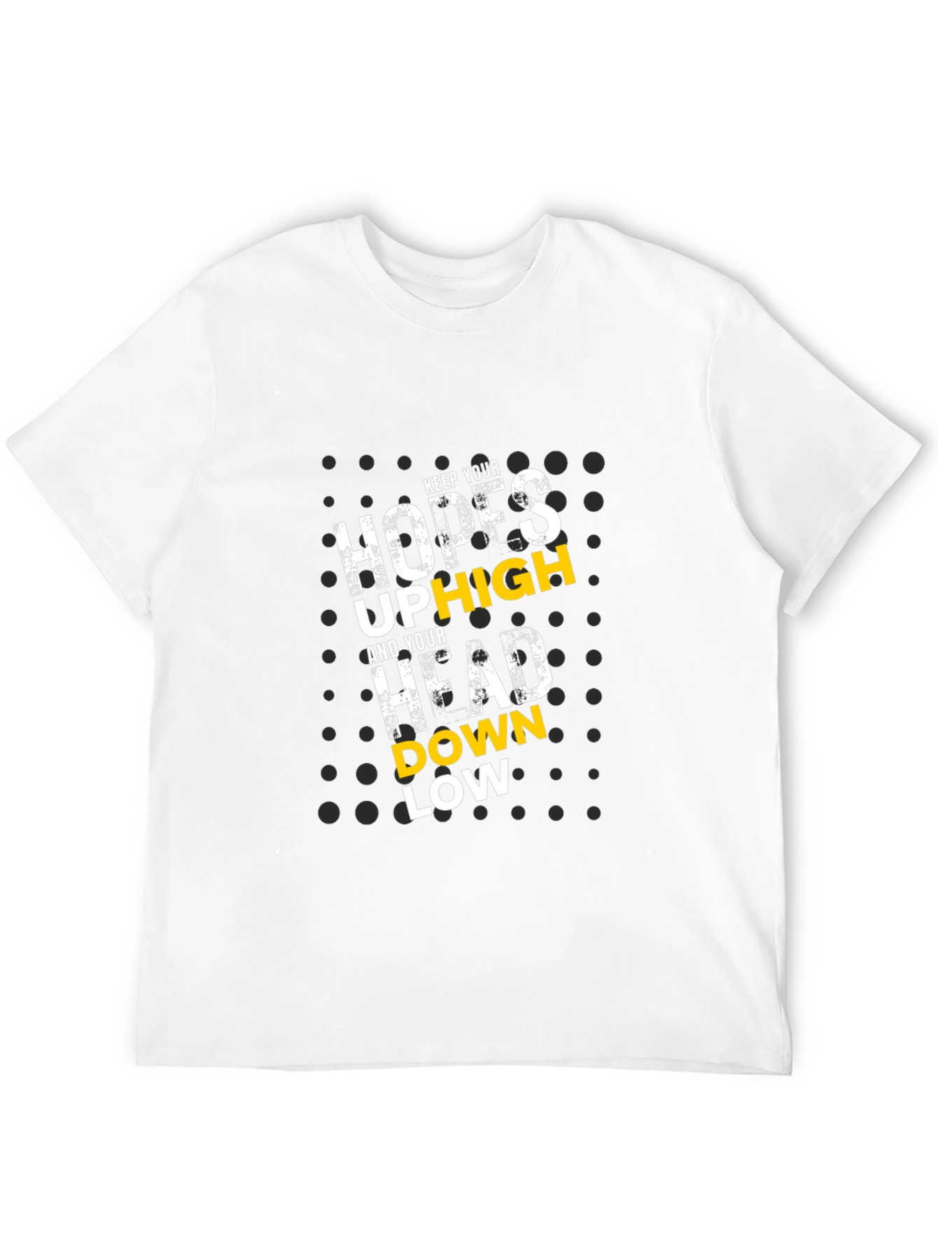 Motivational Graphic Tee - Keep Hopes Up High