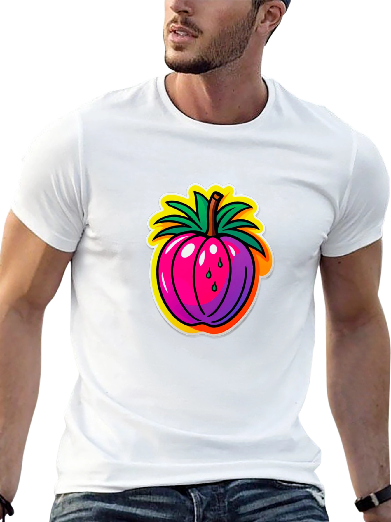 Funky Fruit Graphic T-Shirt