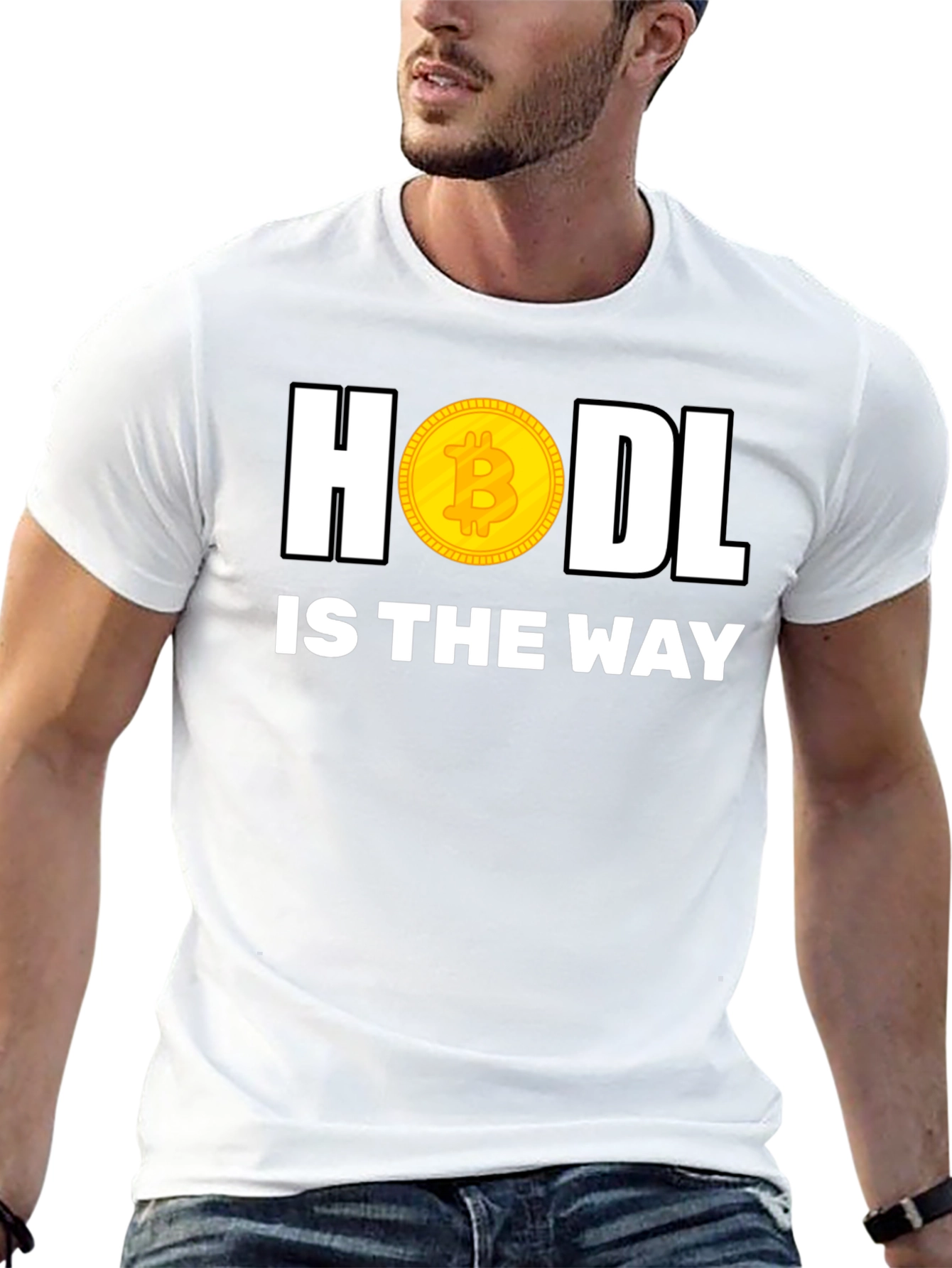 HODL Bitcoin Crypto Black T-Shirt