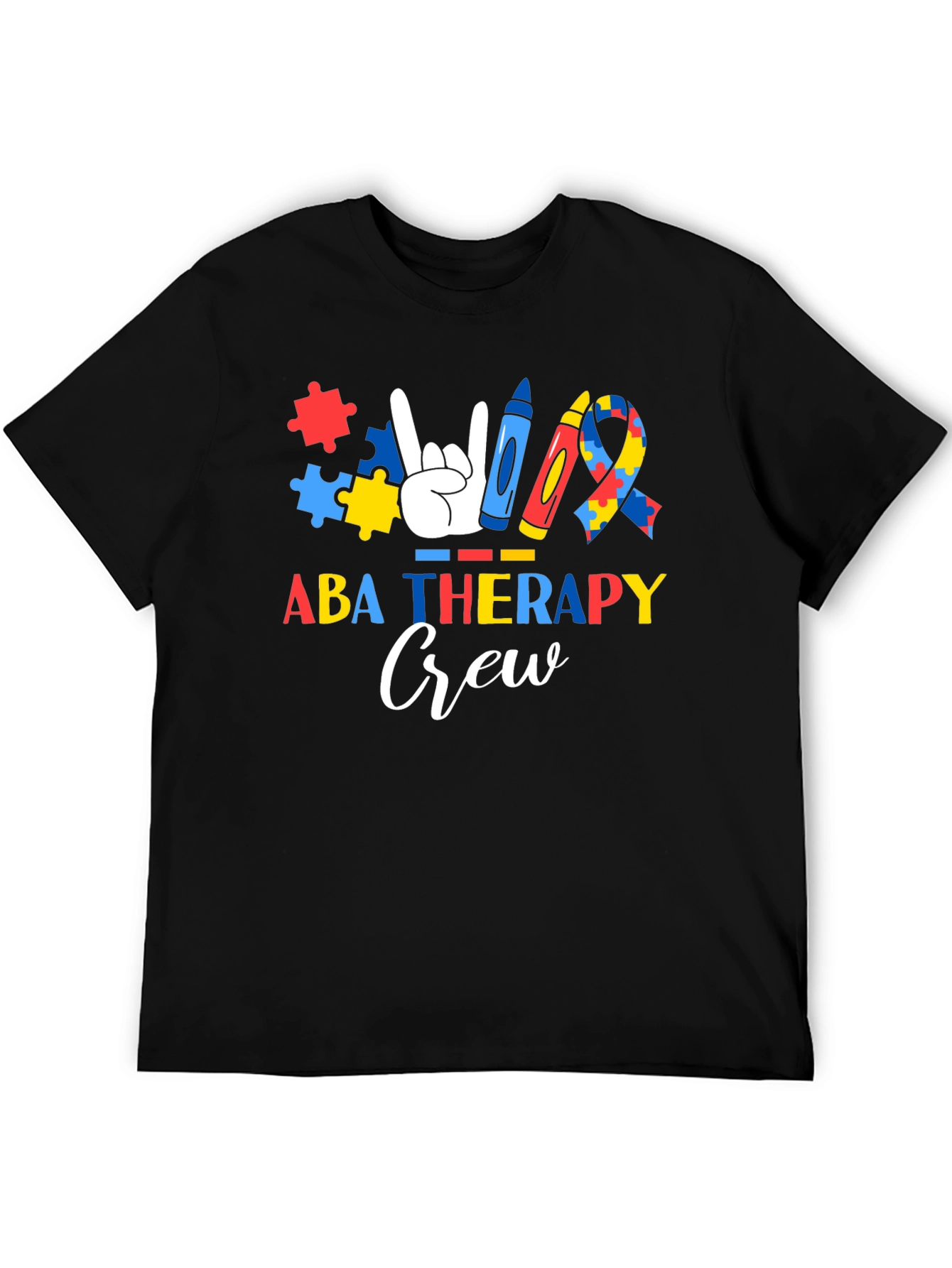 ABA Therapy Crew Autism Awareness T-Shirt