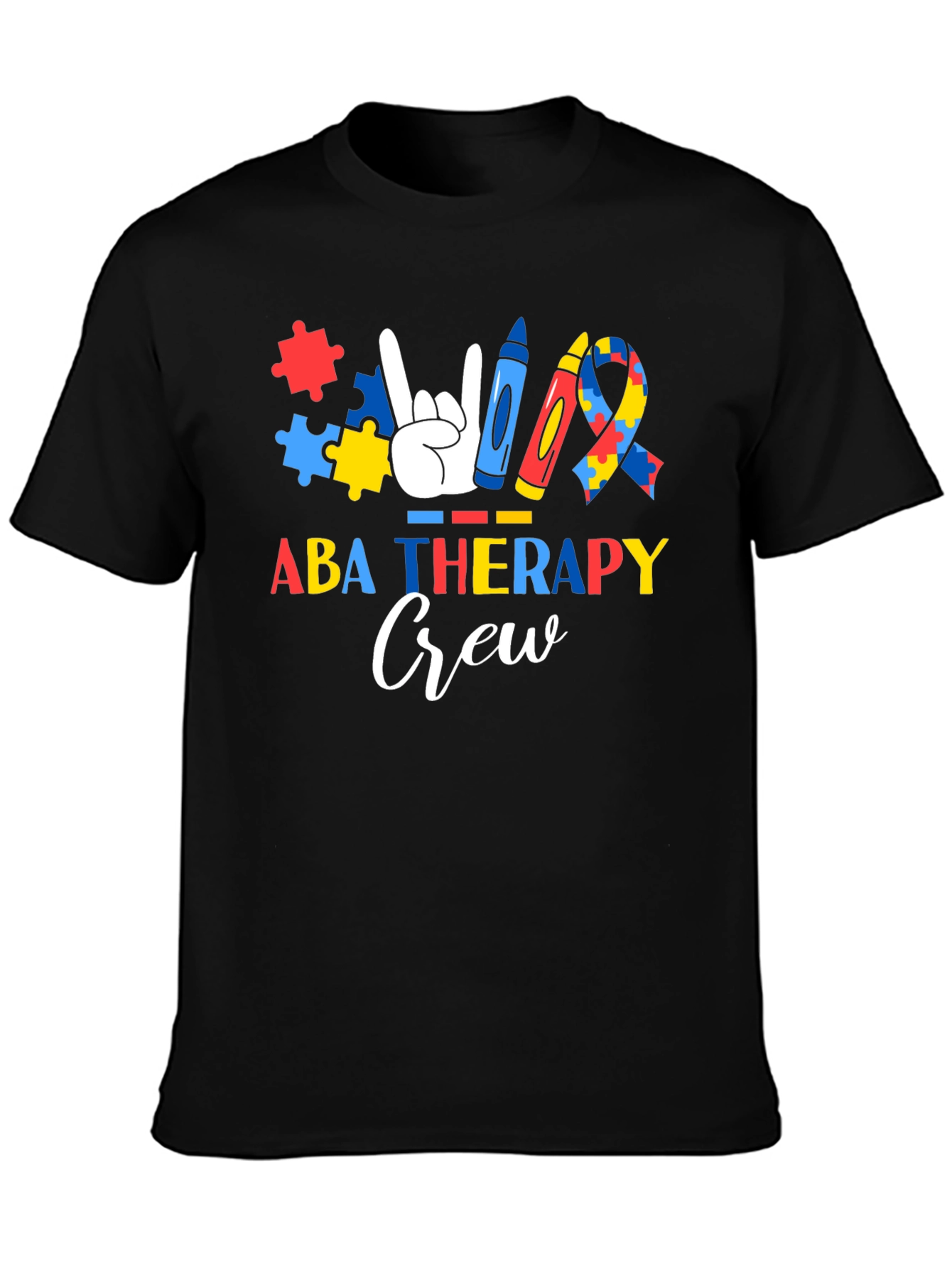 ABA Therapy Crew Autism Awareness T-Shirt