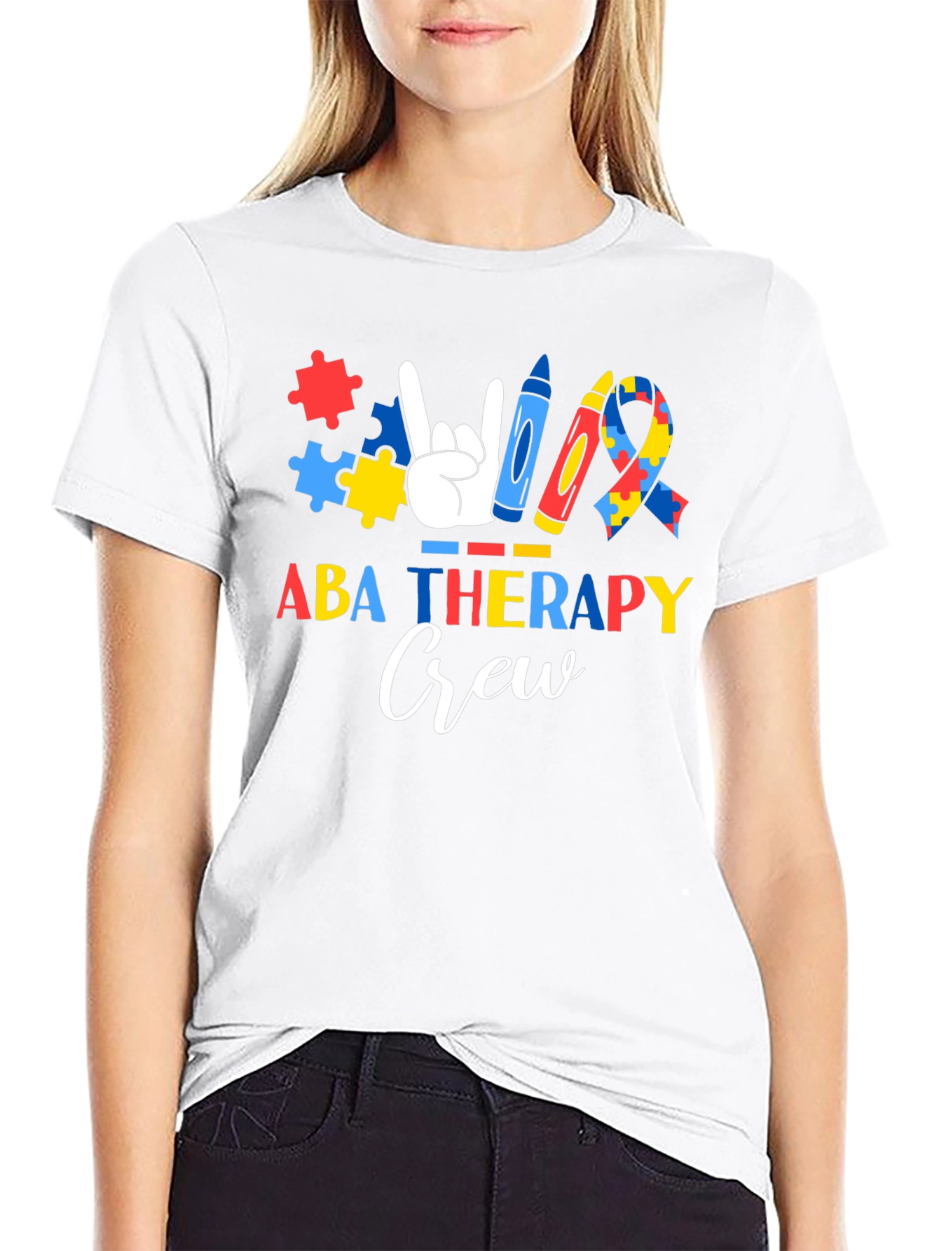 ABA Therapy Crew Autism Awareness T-Shirt