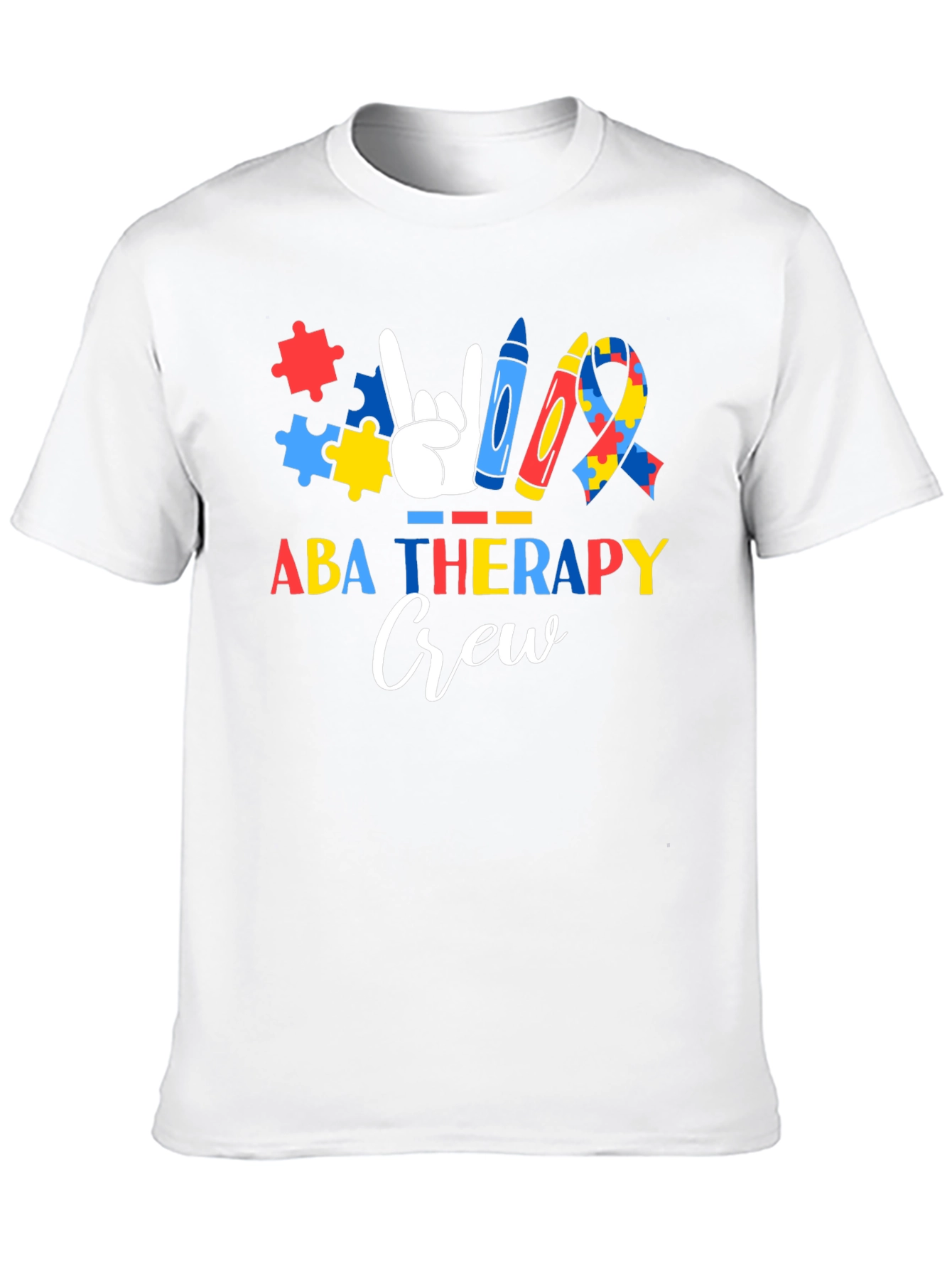 ABA Therapy Crew Autism Awareness T-Shirt