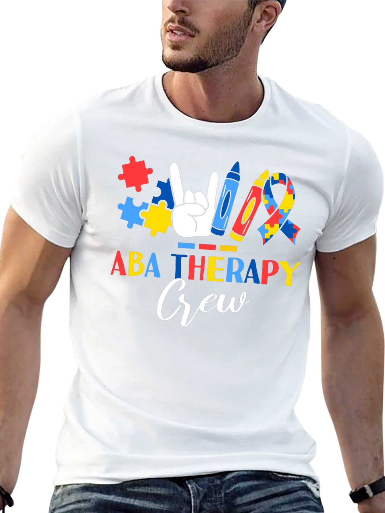 ABA Therapy Crew Autism Awareness T-Shirt
