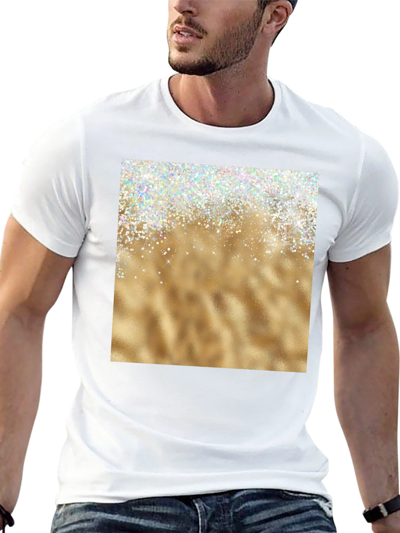 Sparkling Gold Graphic Tee