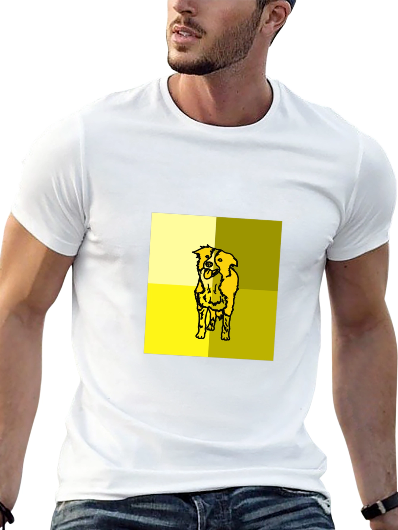 Dog Graphic Tee - Modern Pet Lover T-Shirt