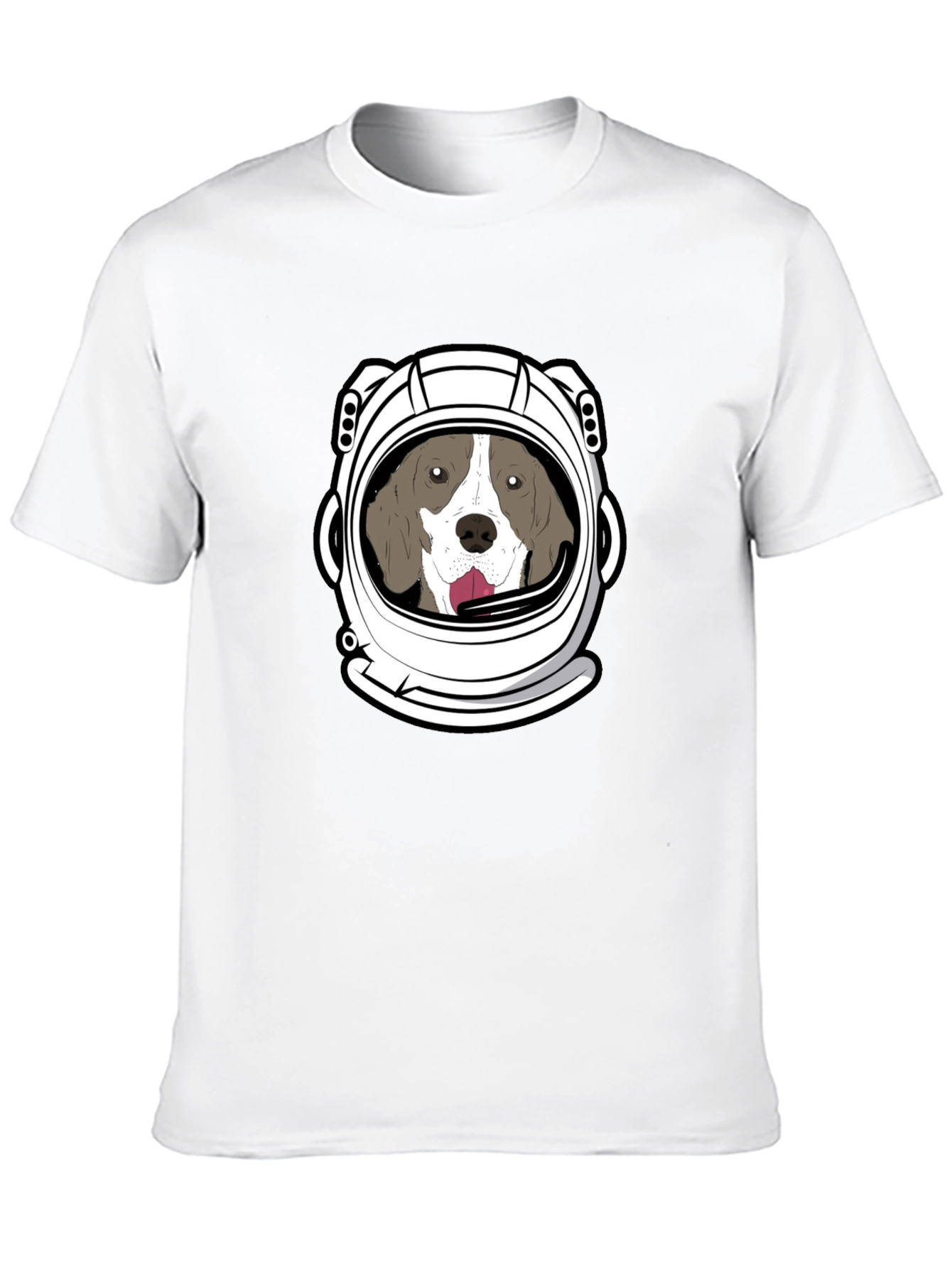 Dog Astronaut Graphic T-Shirt