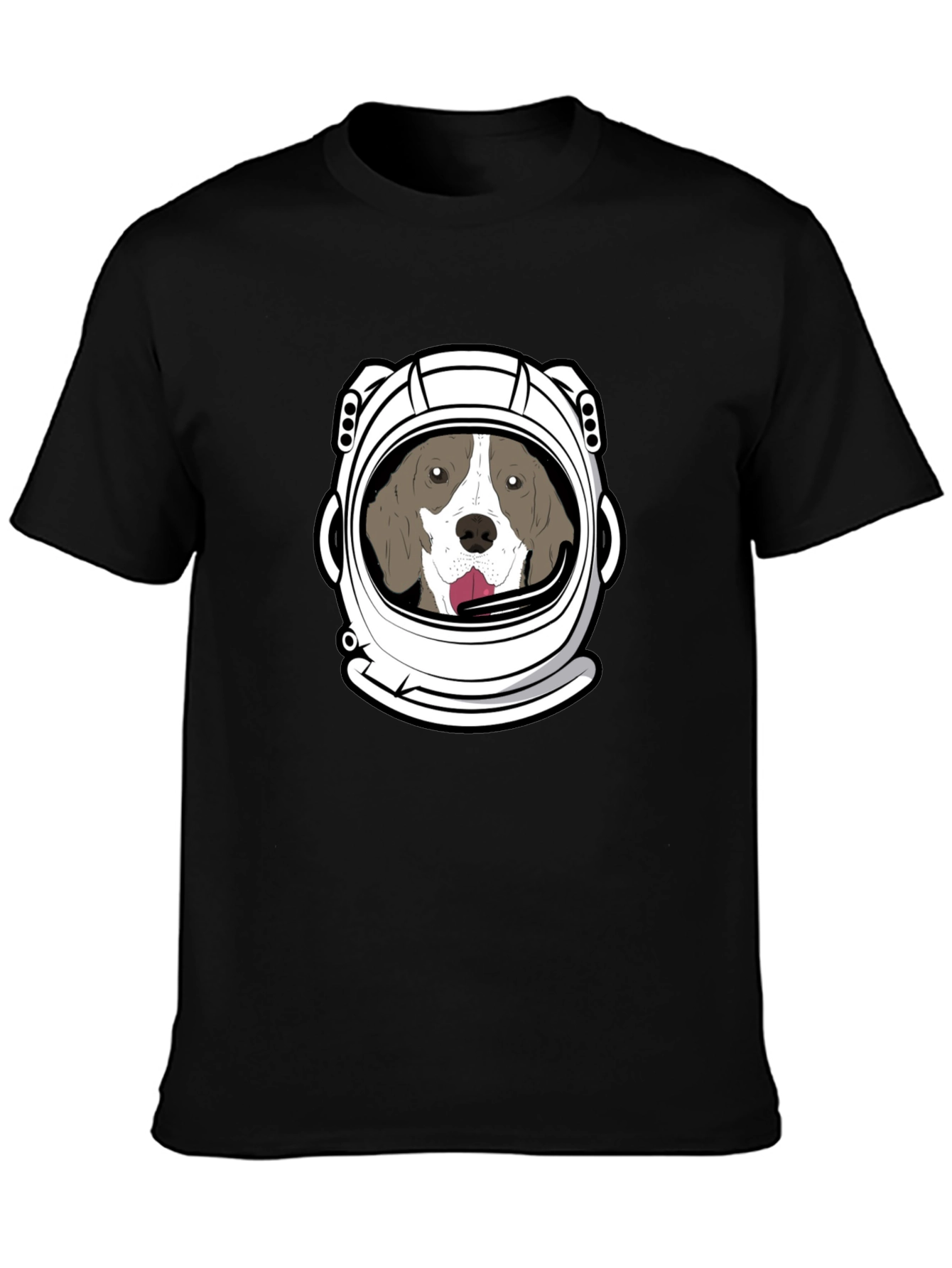 Dog Astronaut Graphic T-Shirt