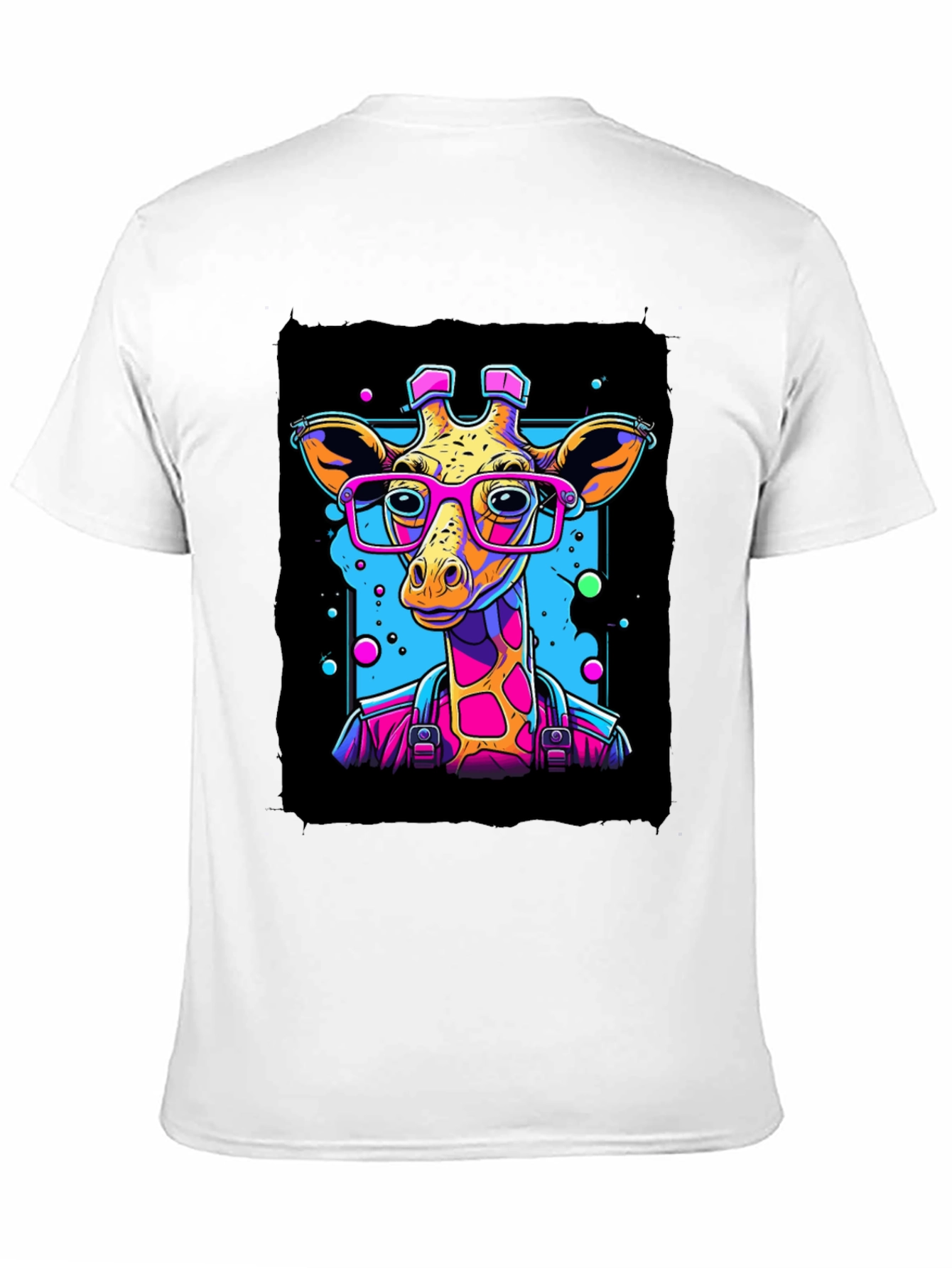 Giraffe in Glasses Graphic T-Shirt