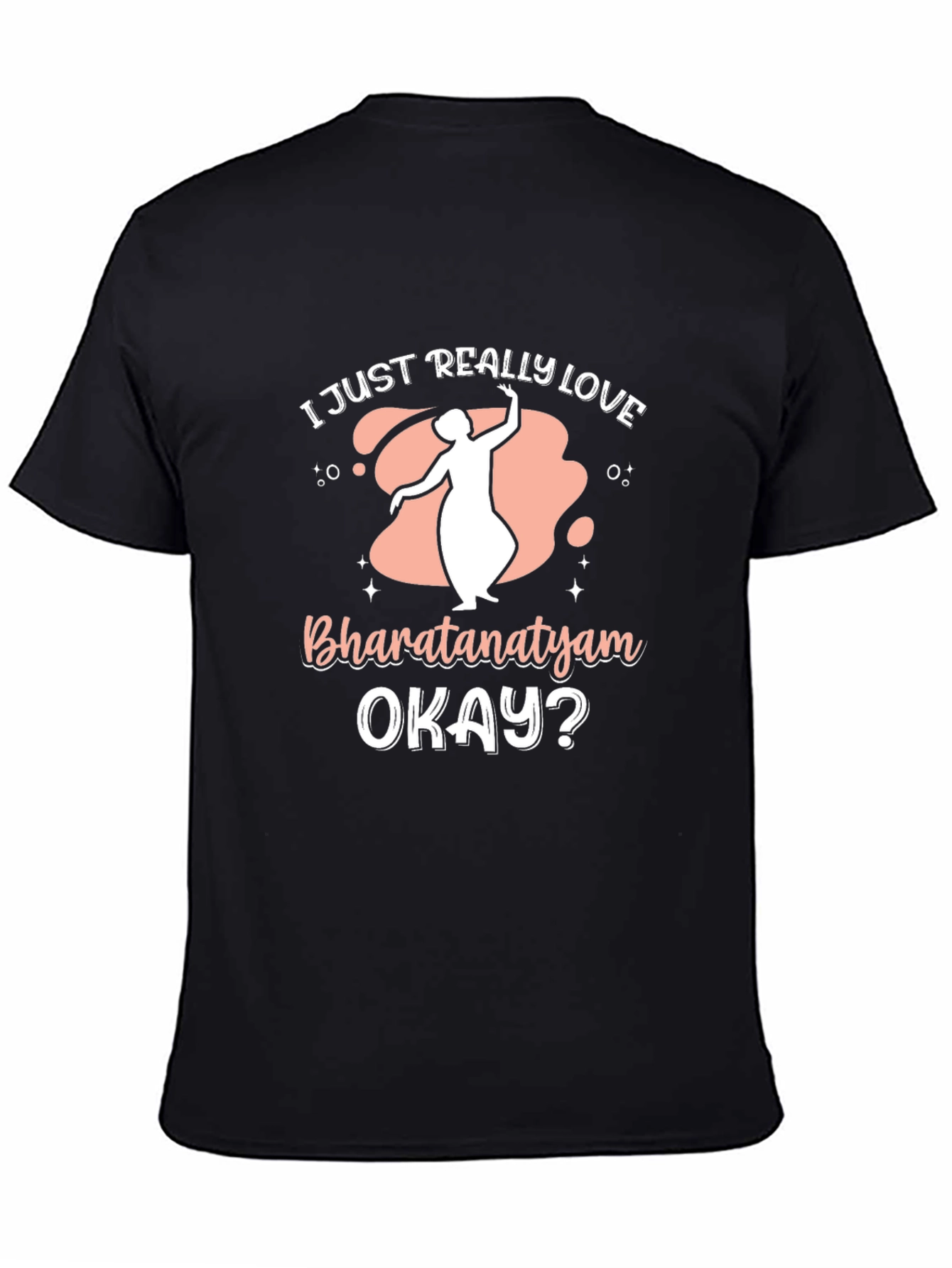I Love Bharatanatyam Black T-Shirt