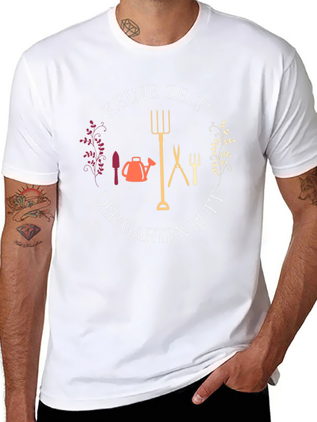 Gardening Enthusiast T-Shirt - Keine Zeit!