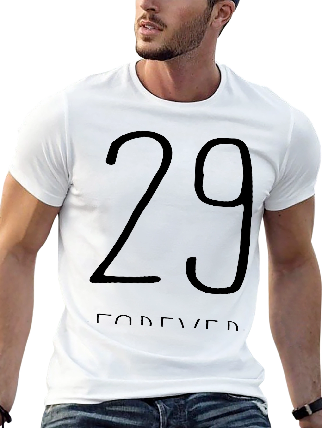29 Forever Graphic Tee - Trendy Birthday Shirt