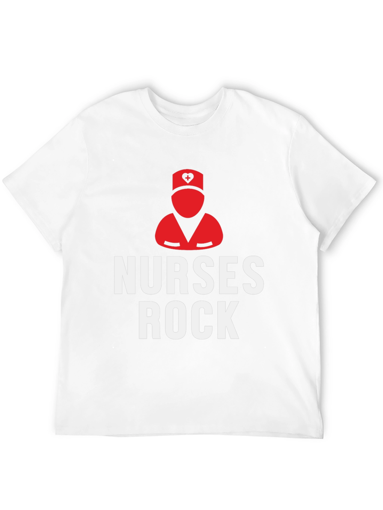Nurses Rock Graphic T-Shirt - Black