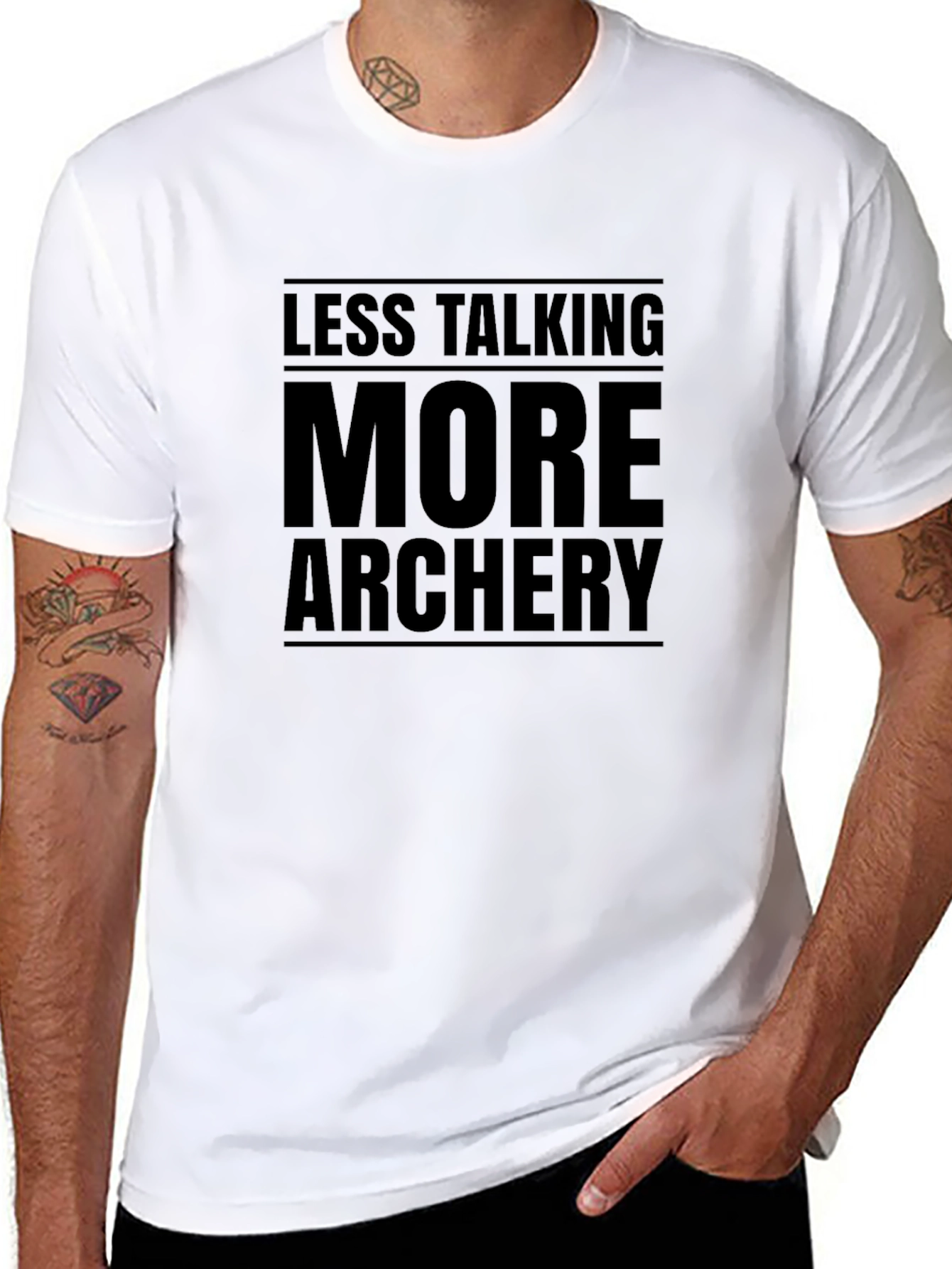 Archery T-Shirt: Less Talking More Archery!