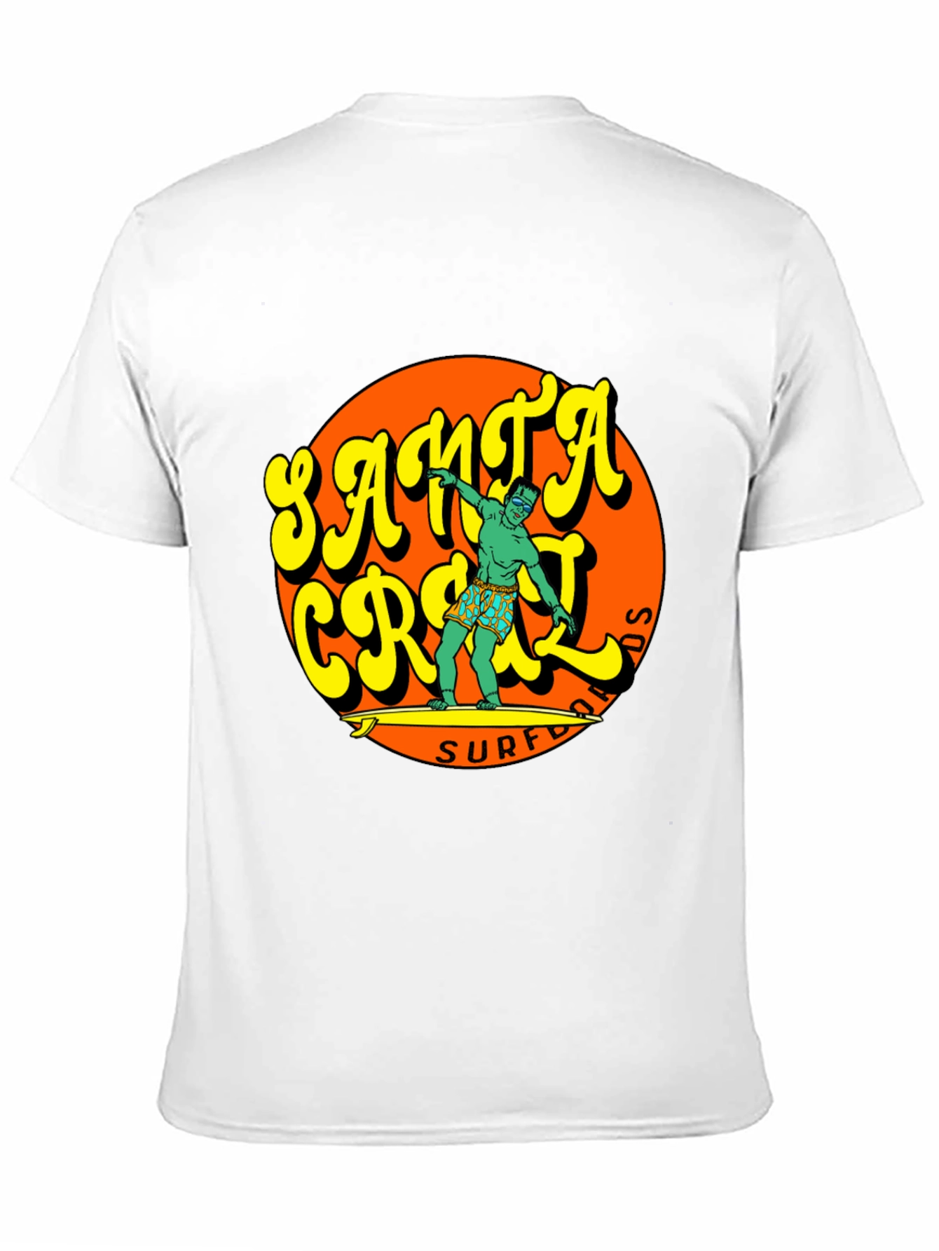 Santa Cruz Surf T-Shirt - Retro Style