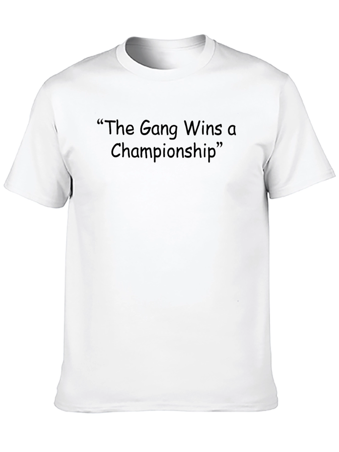The Gang Wins a Championship Black T-Shirt