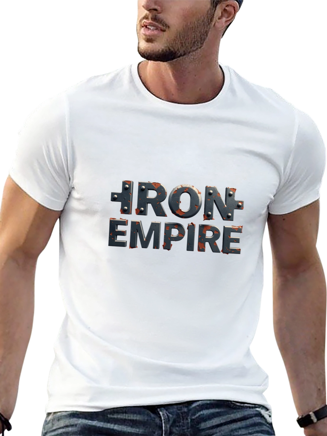 Iron Empire Black T-Shirt - Bold Graphic Tee