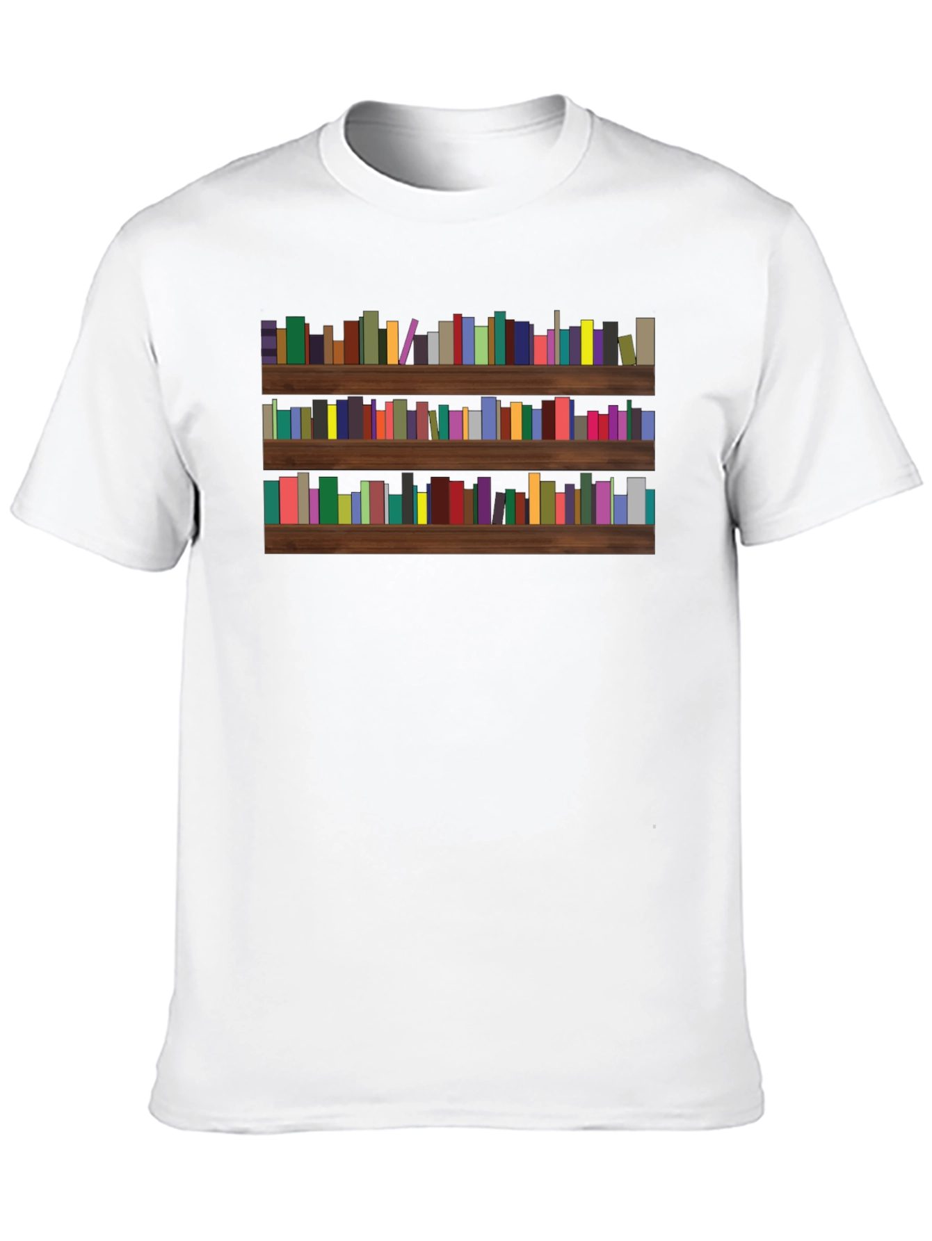Bookcase Tee - Literary Graphic T-Shirt