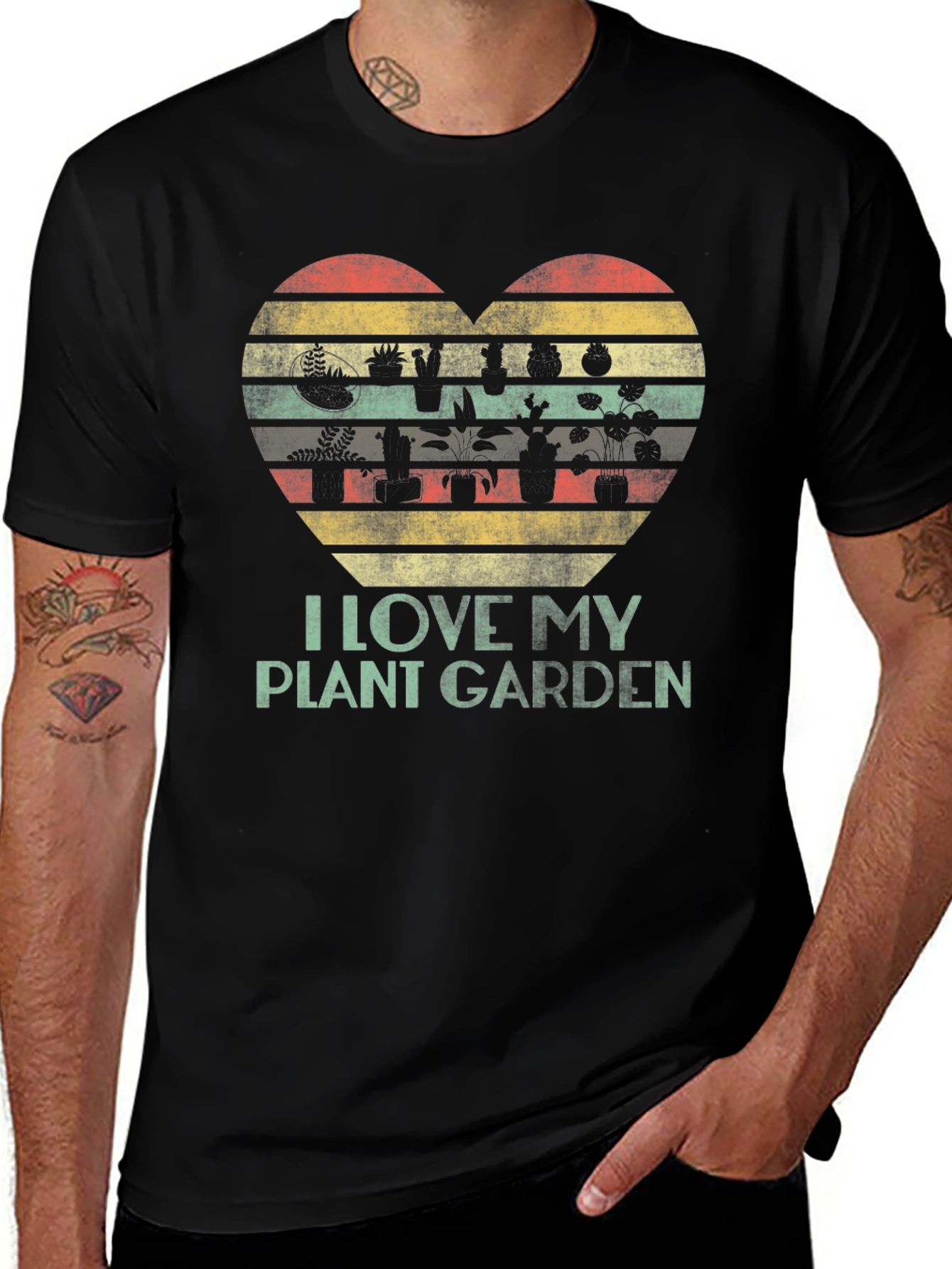 I Love My Plant Garden Graphic T-Shirt