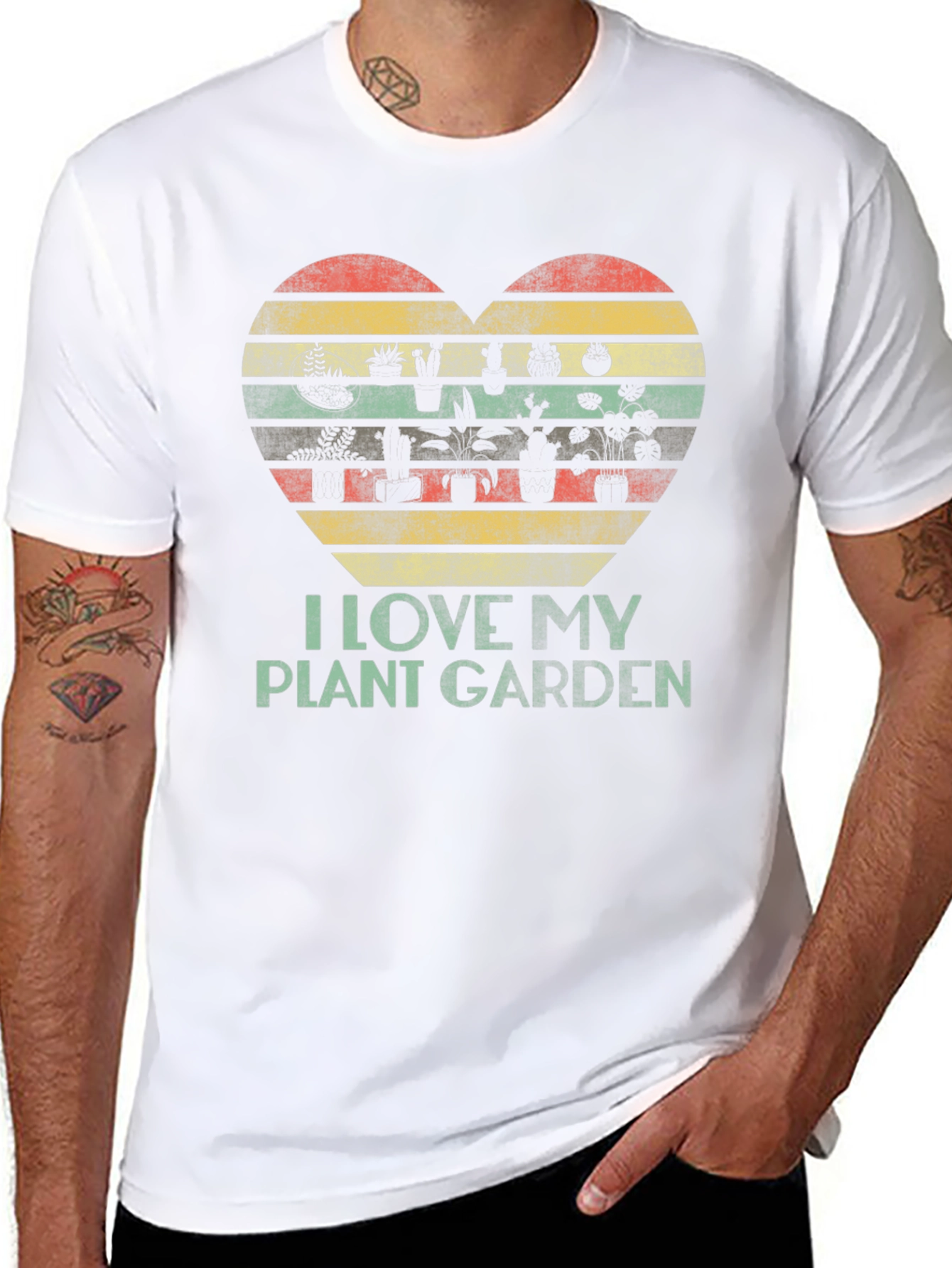I Love My Plant Garden Graphic T-Shirt