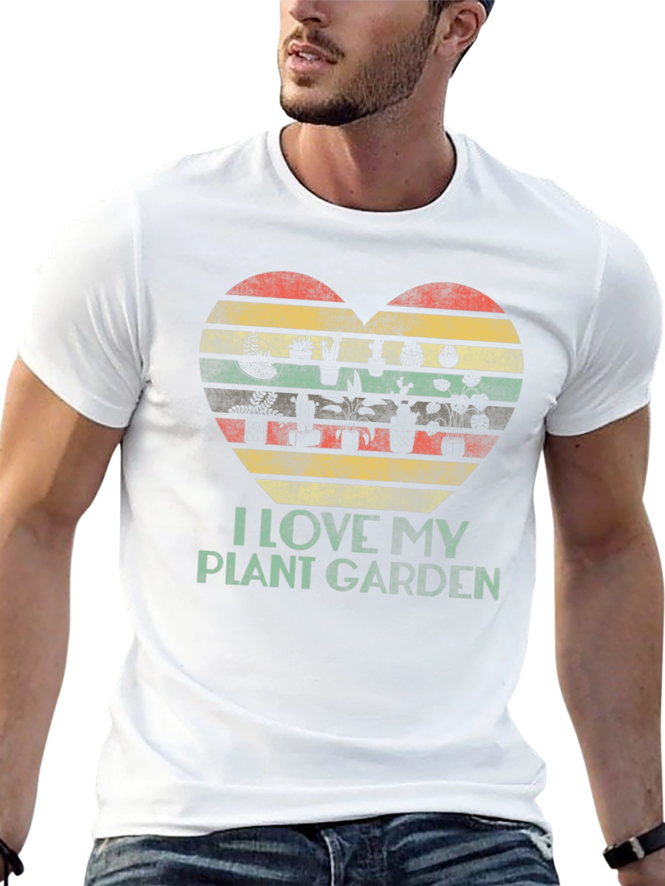 I Love My Plant Garden Graphic T-Shirt