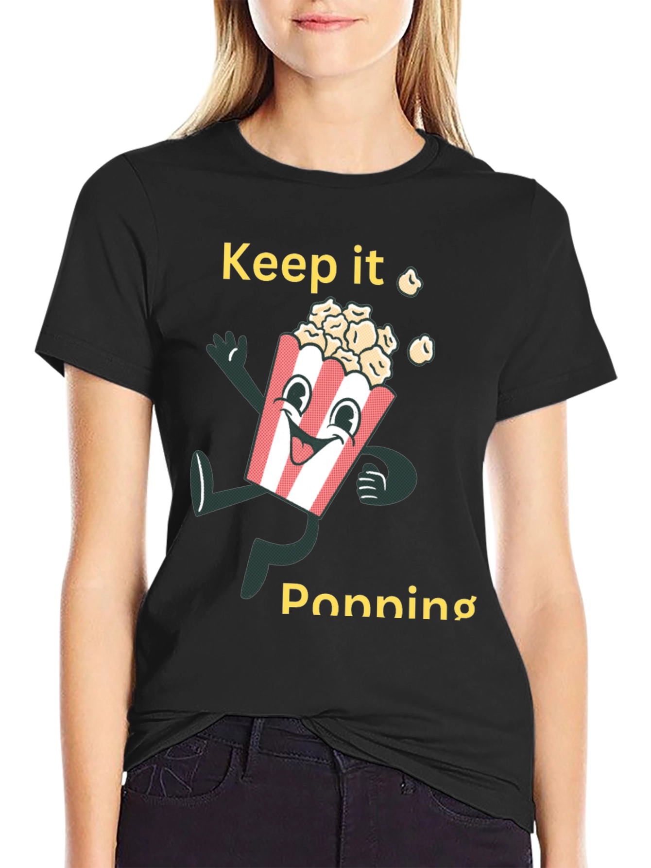 Keep it Popping T-Shirt - Movie Night Tee