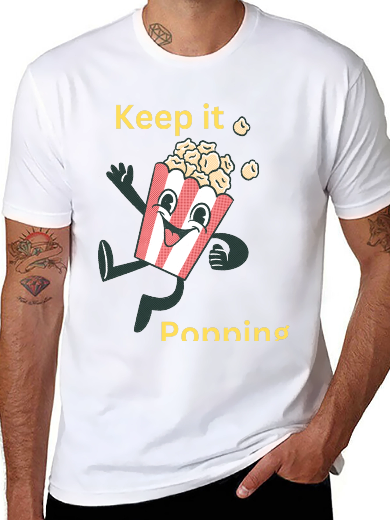 Keep it Popping T-Shirt - Movie Night Tee