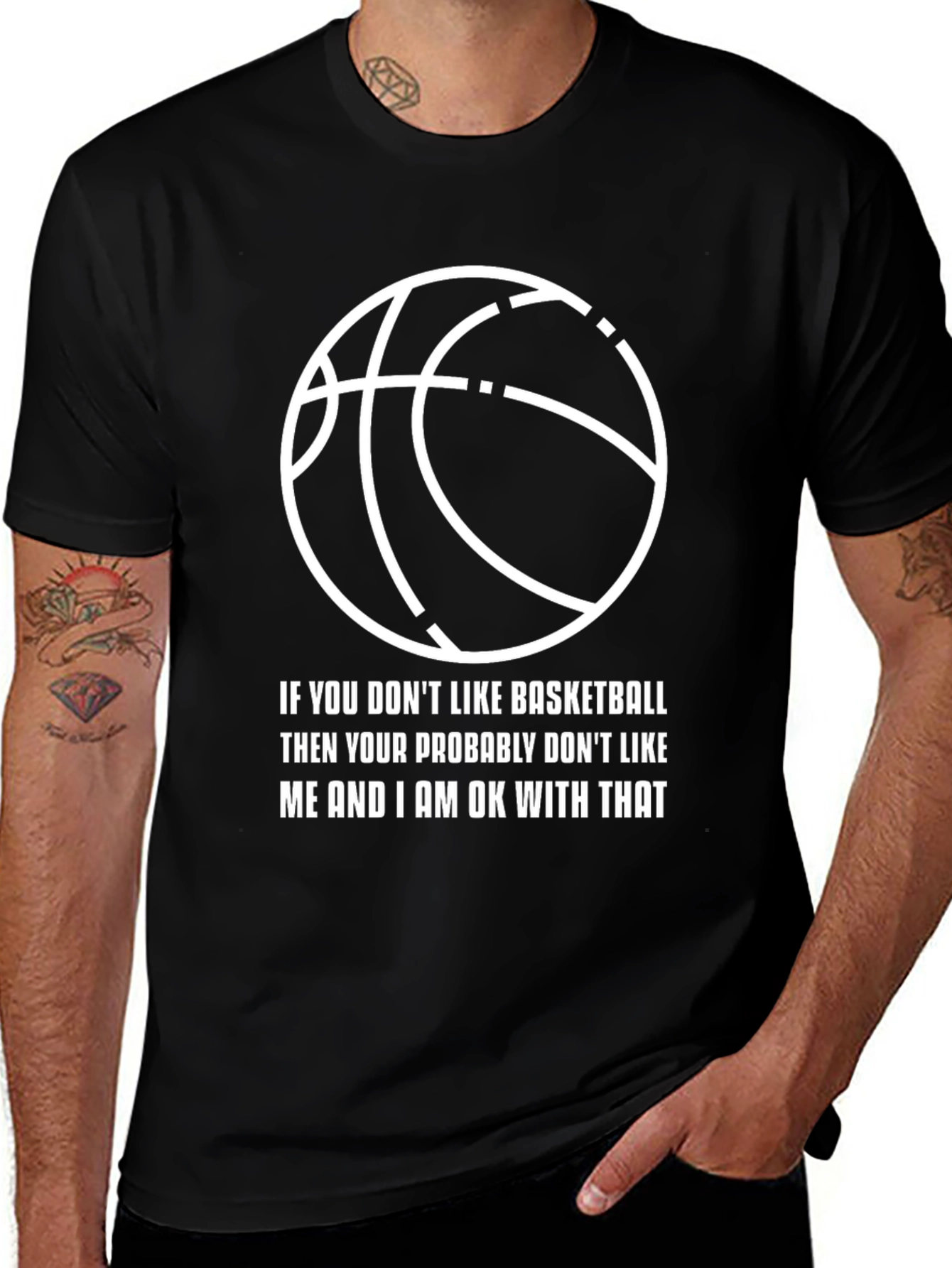 Basketball Fan Graphic T-Shirt