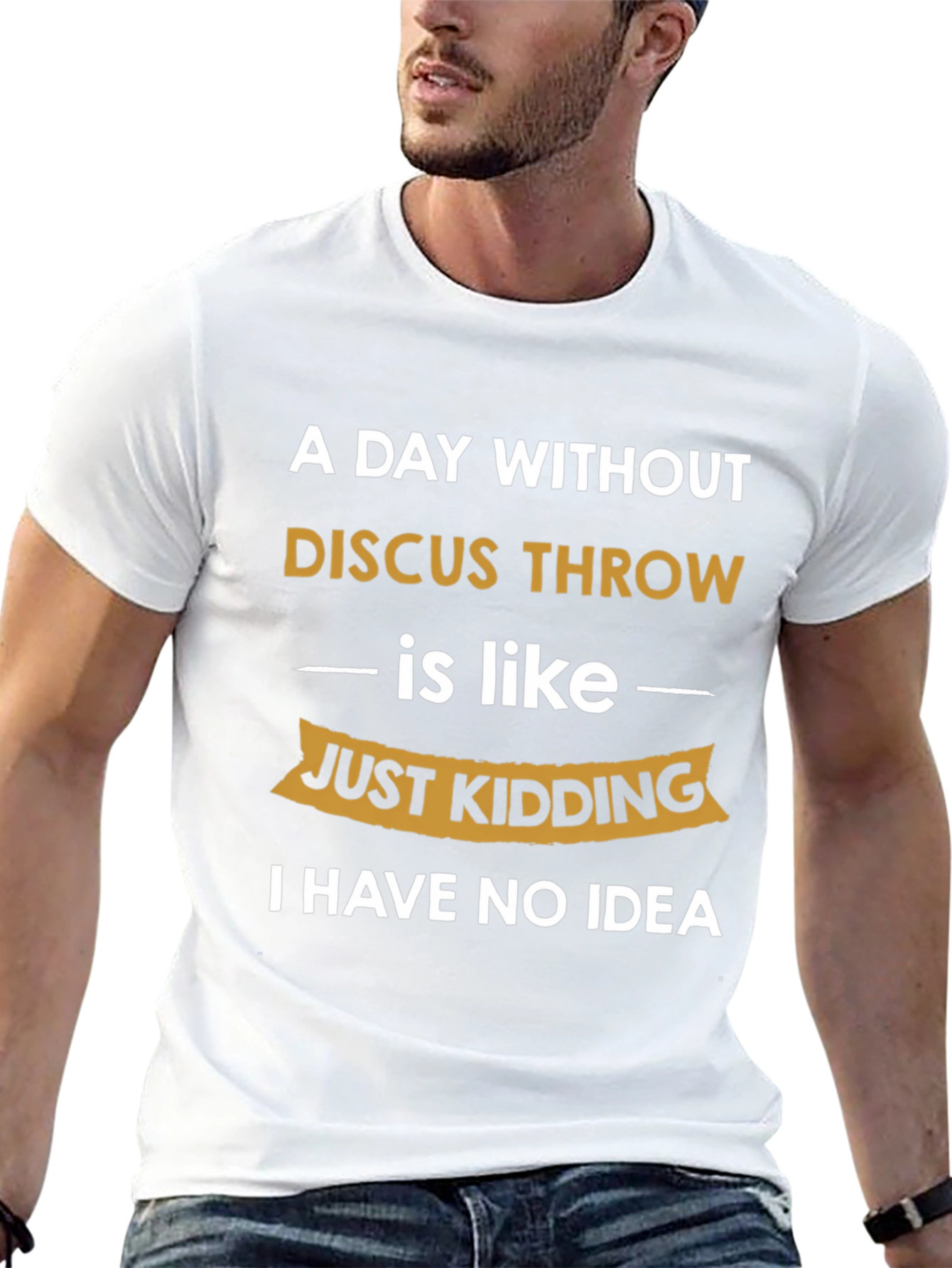 Funny Discus Throw T-Shirt: I Have No Idea