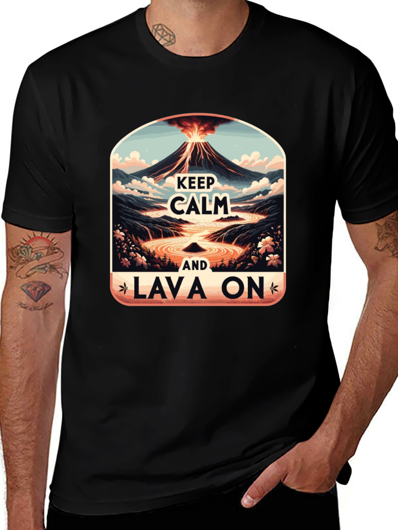 Keep Calm Lava On Graphic Tee