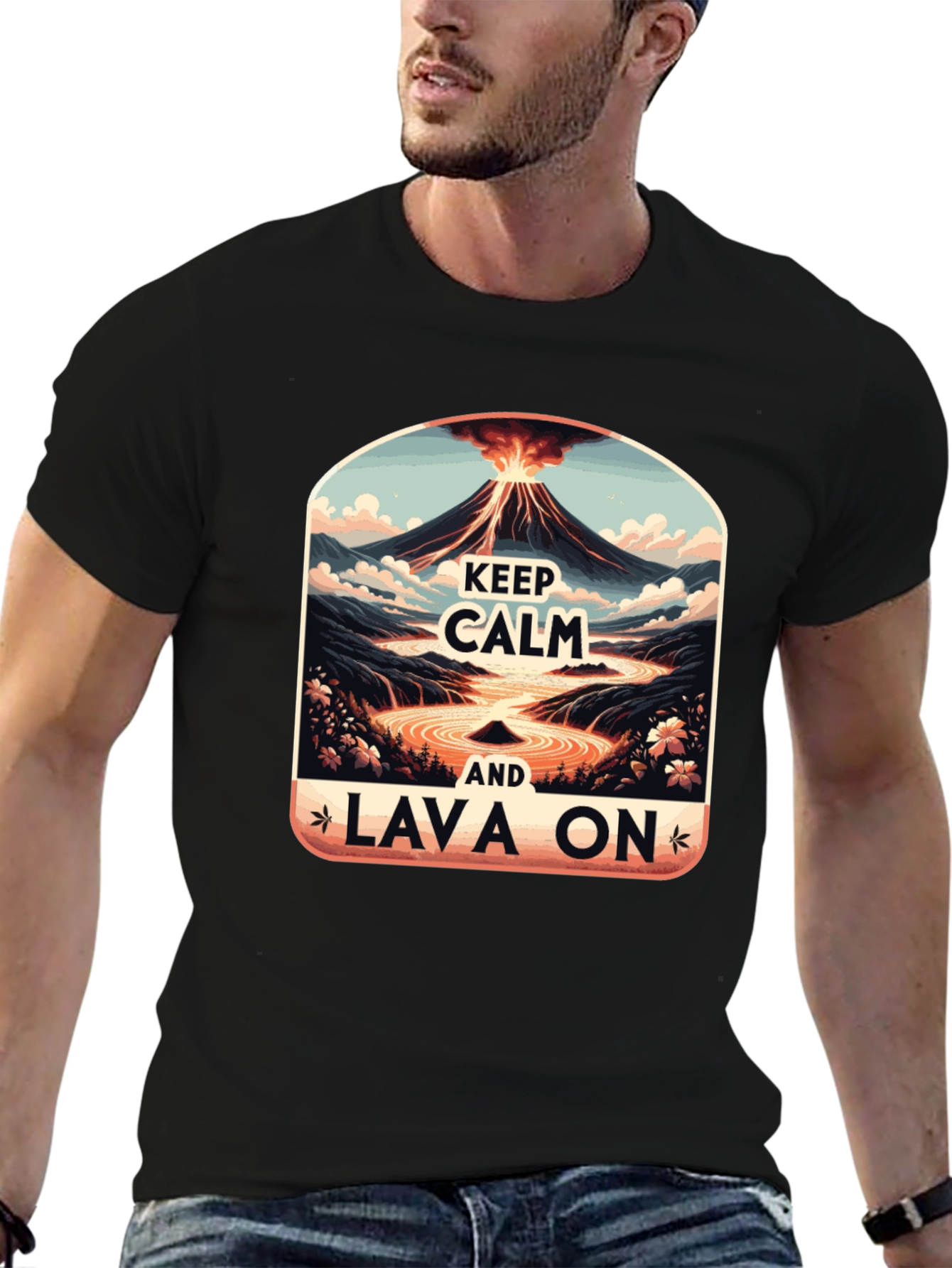 Keep Calm Lava On Graphic Tee
