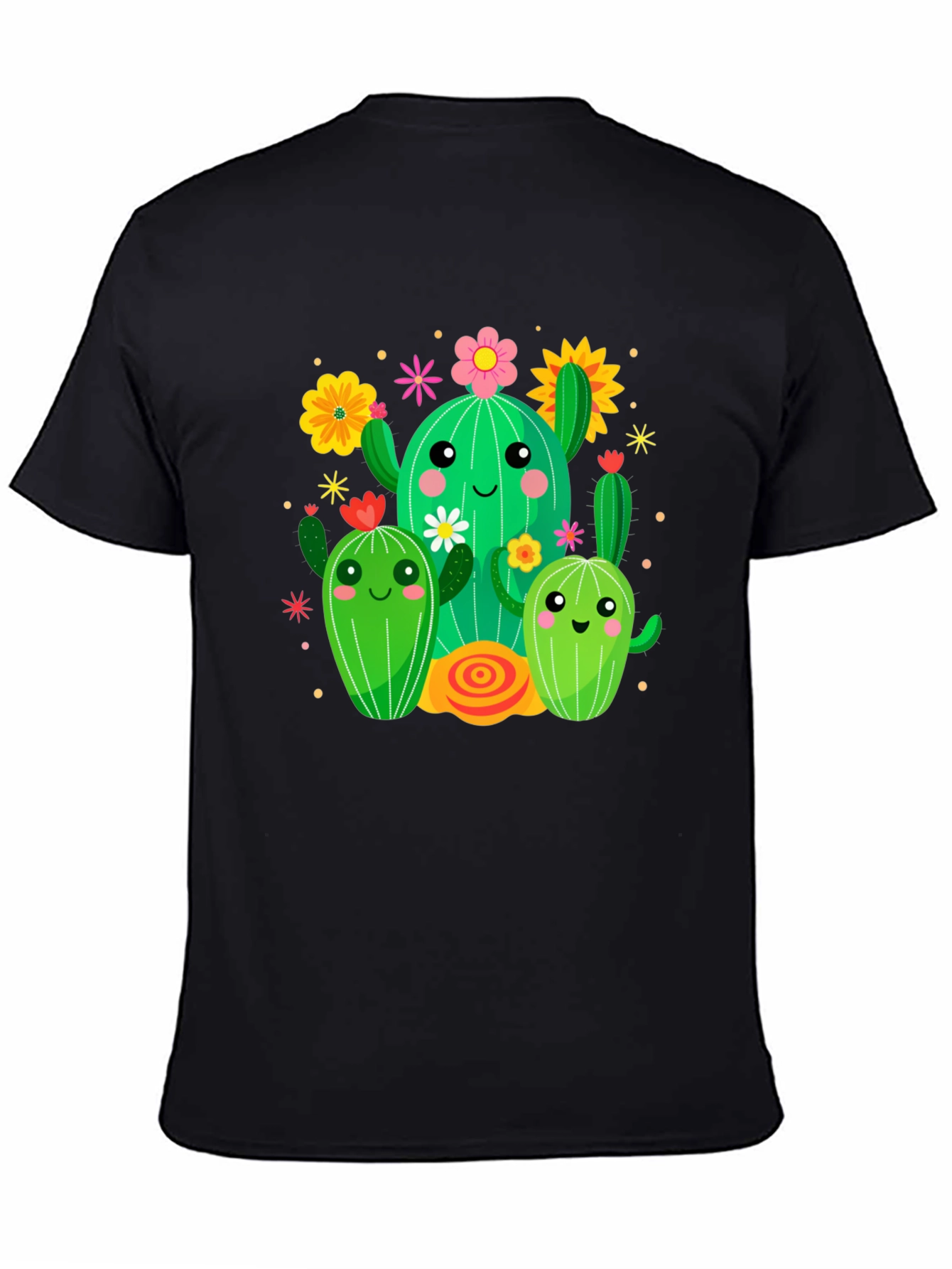 Cute Cactus Crew Graphic Tee - Fun & Stylish