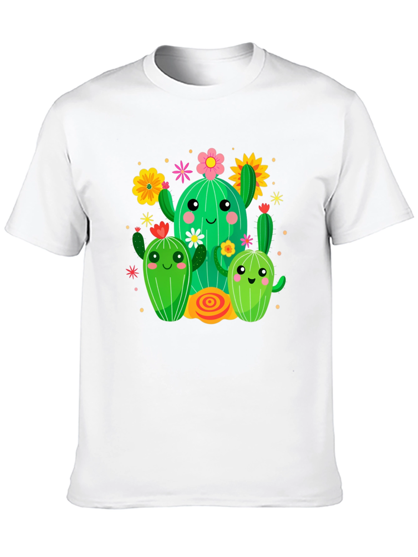 Cute Cactus Crew Graphic Tee - Fun & Stylish