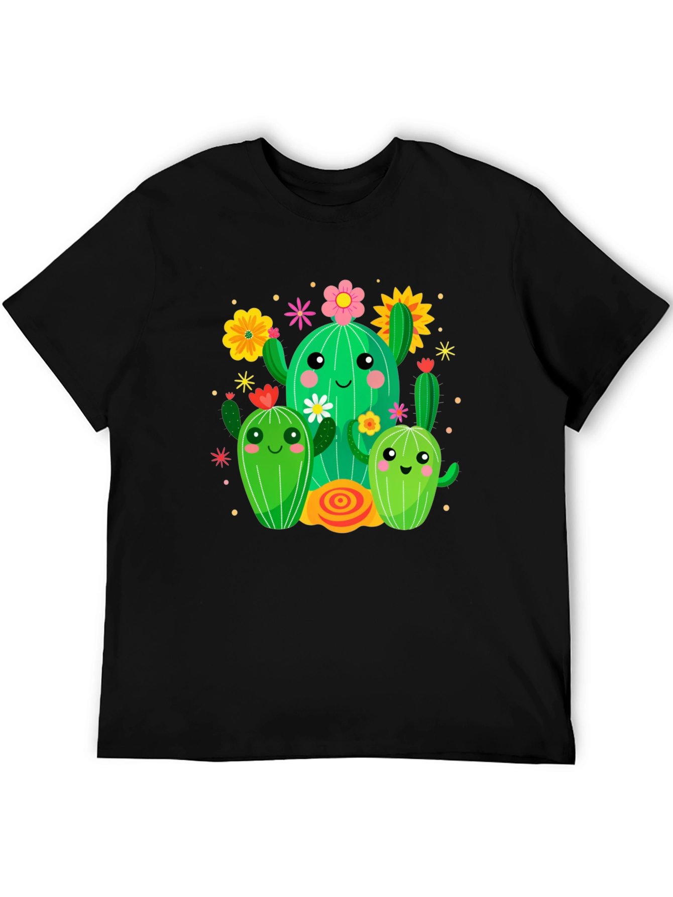Cute Cactus Crew Graphic Tee - Fun & Stylish