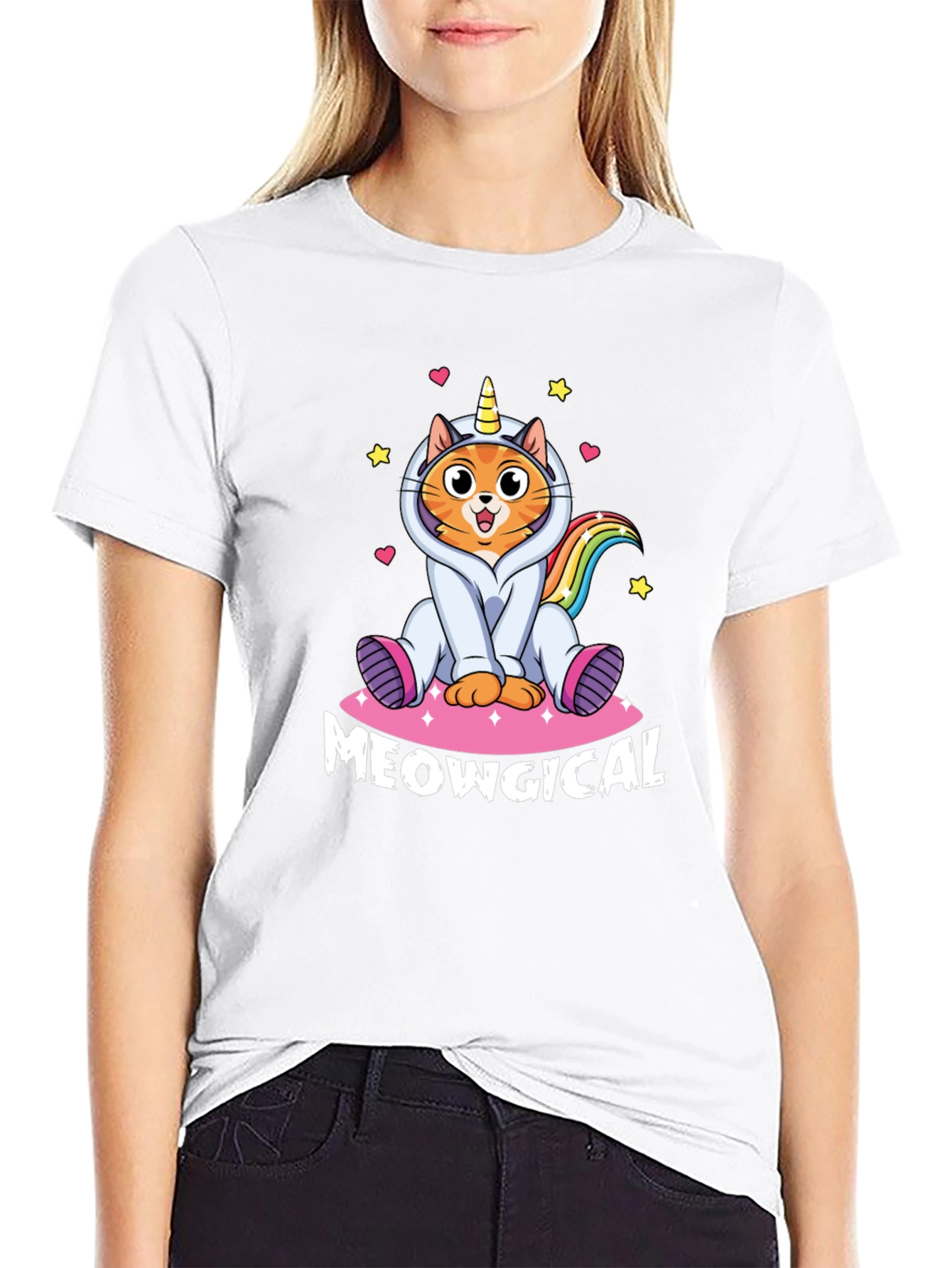 Meowgical Unicorn Cat T-Shirt