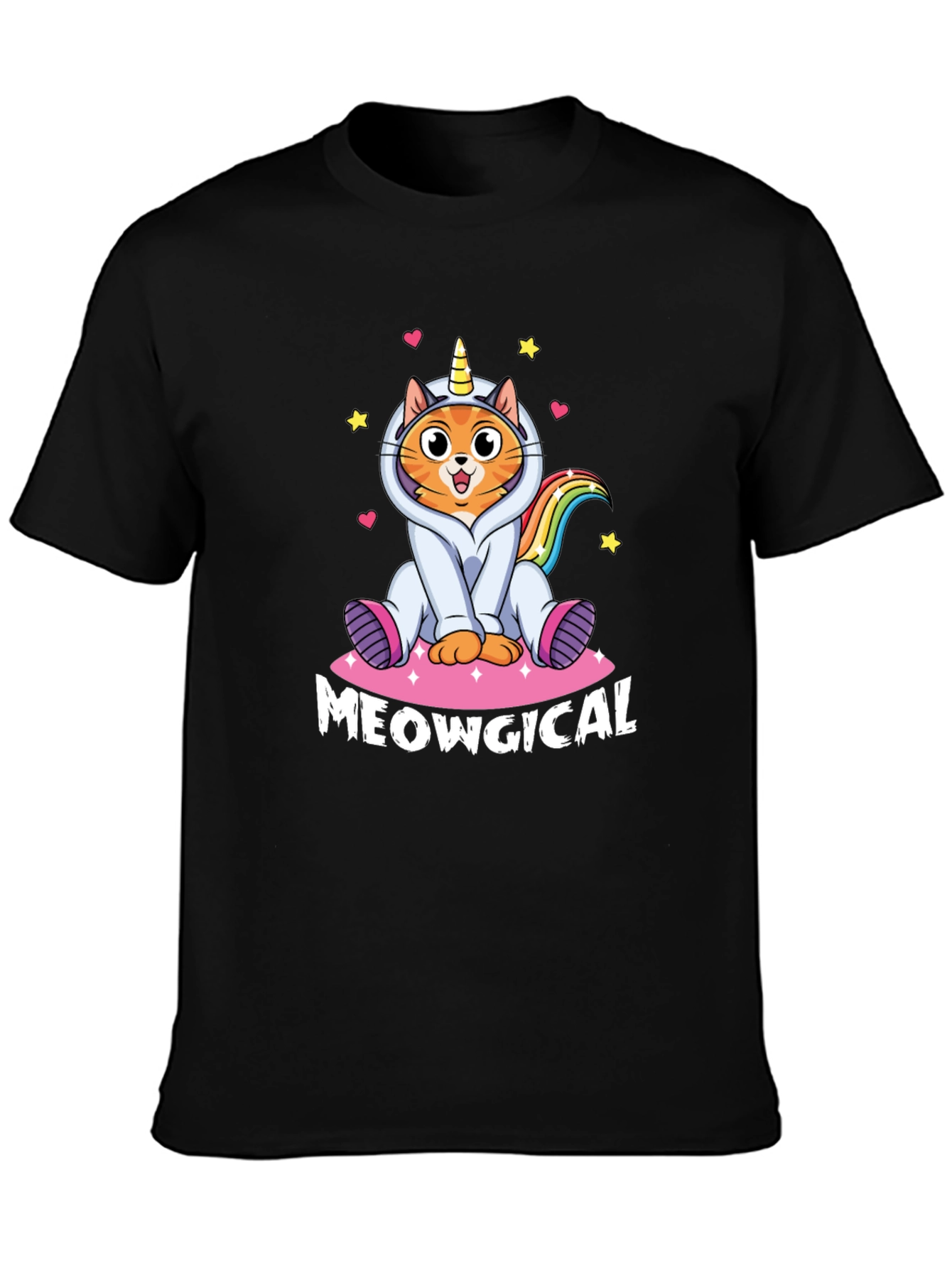 Meowgical Unicorn Cat T-Shirt