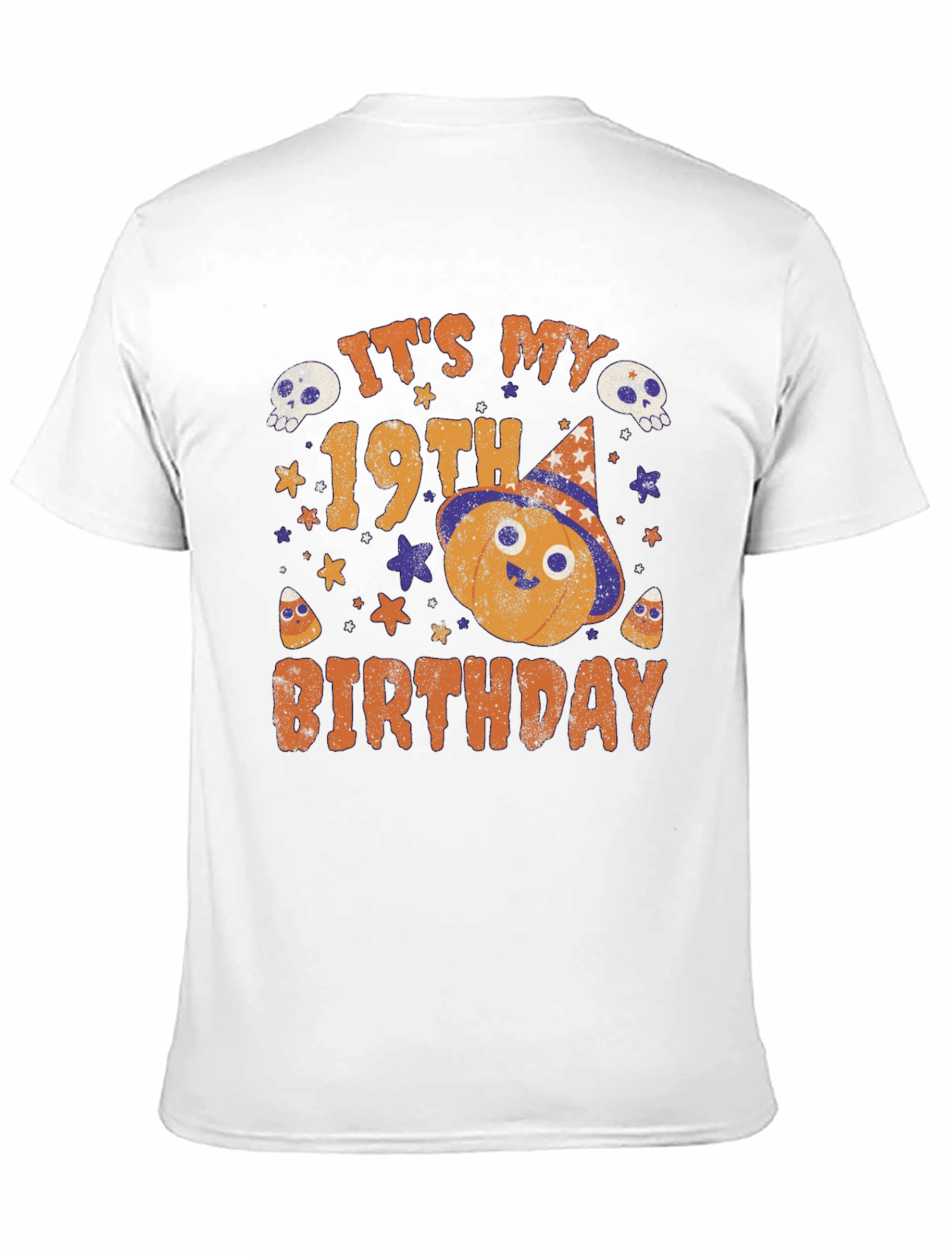 19th Birthday Halloween Shirt - Spooky Celebration Tee