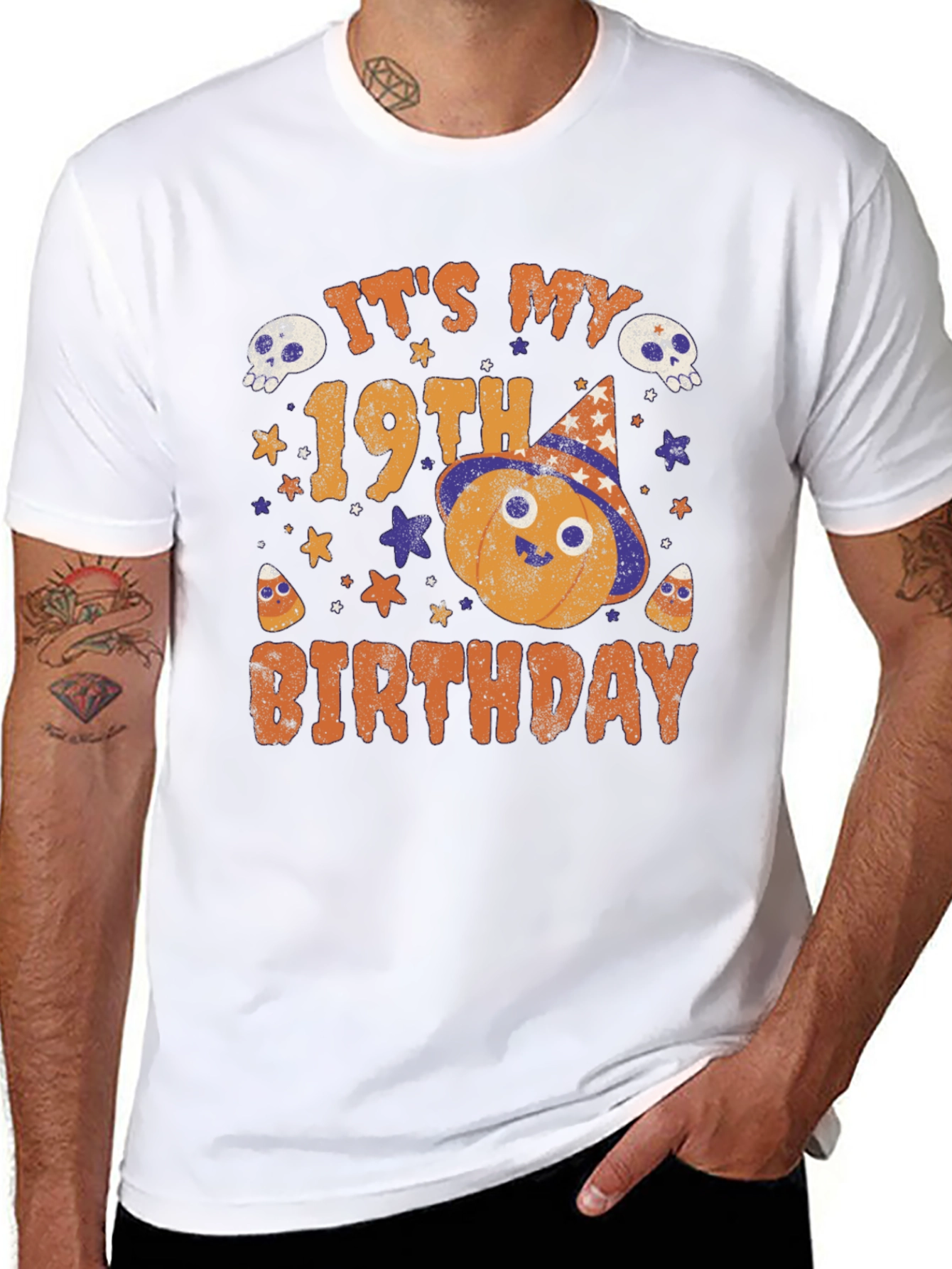 19th Birthday Halloween Shirt - Spooky Celebration Tee
