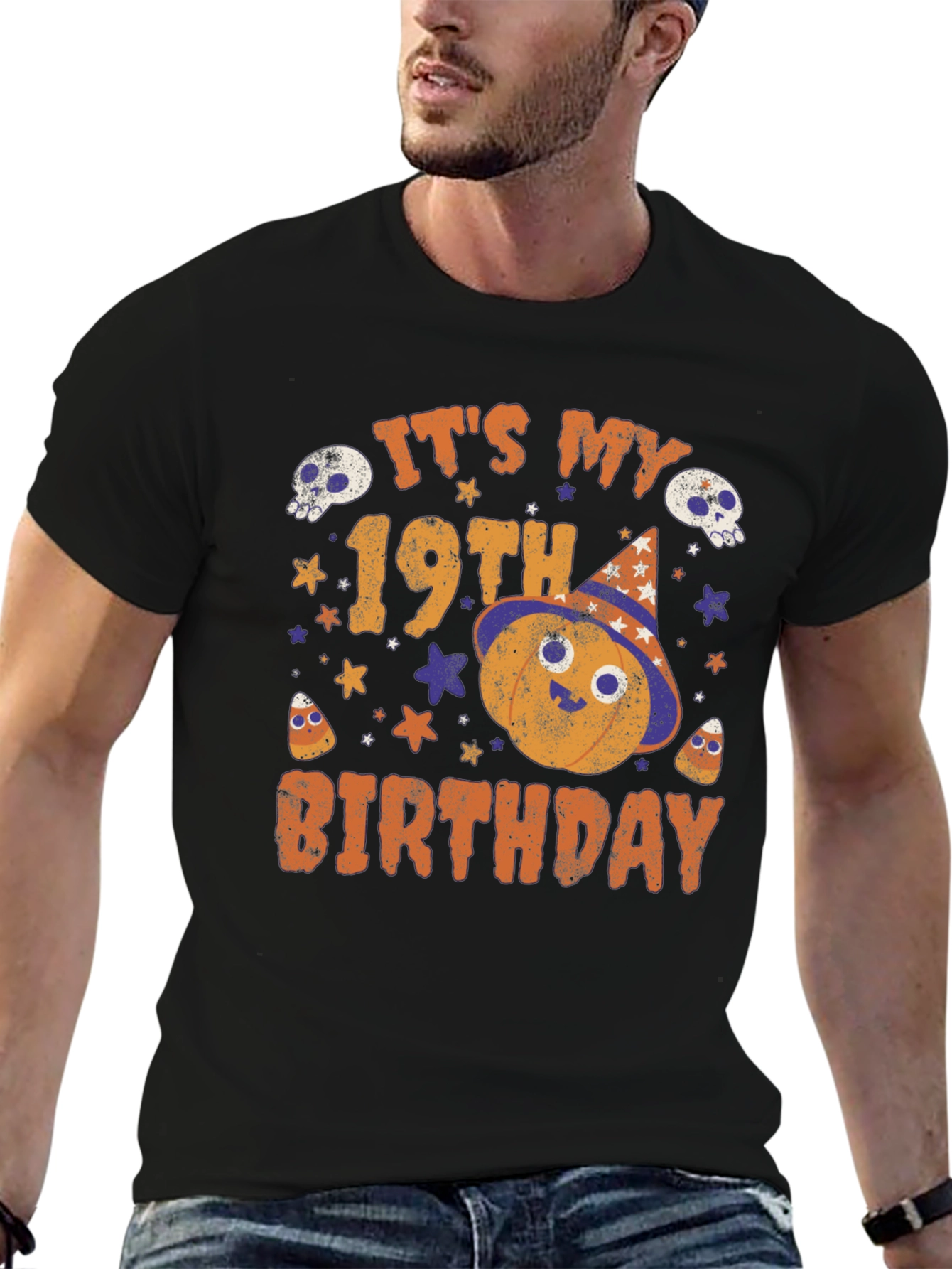 19th Birthday Halloween Shirt - Spooky Celebration Tee