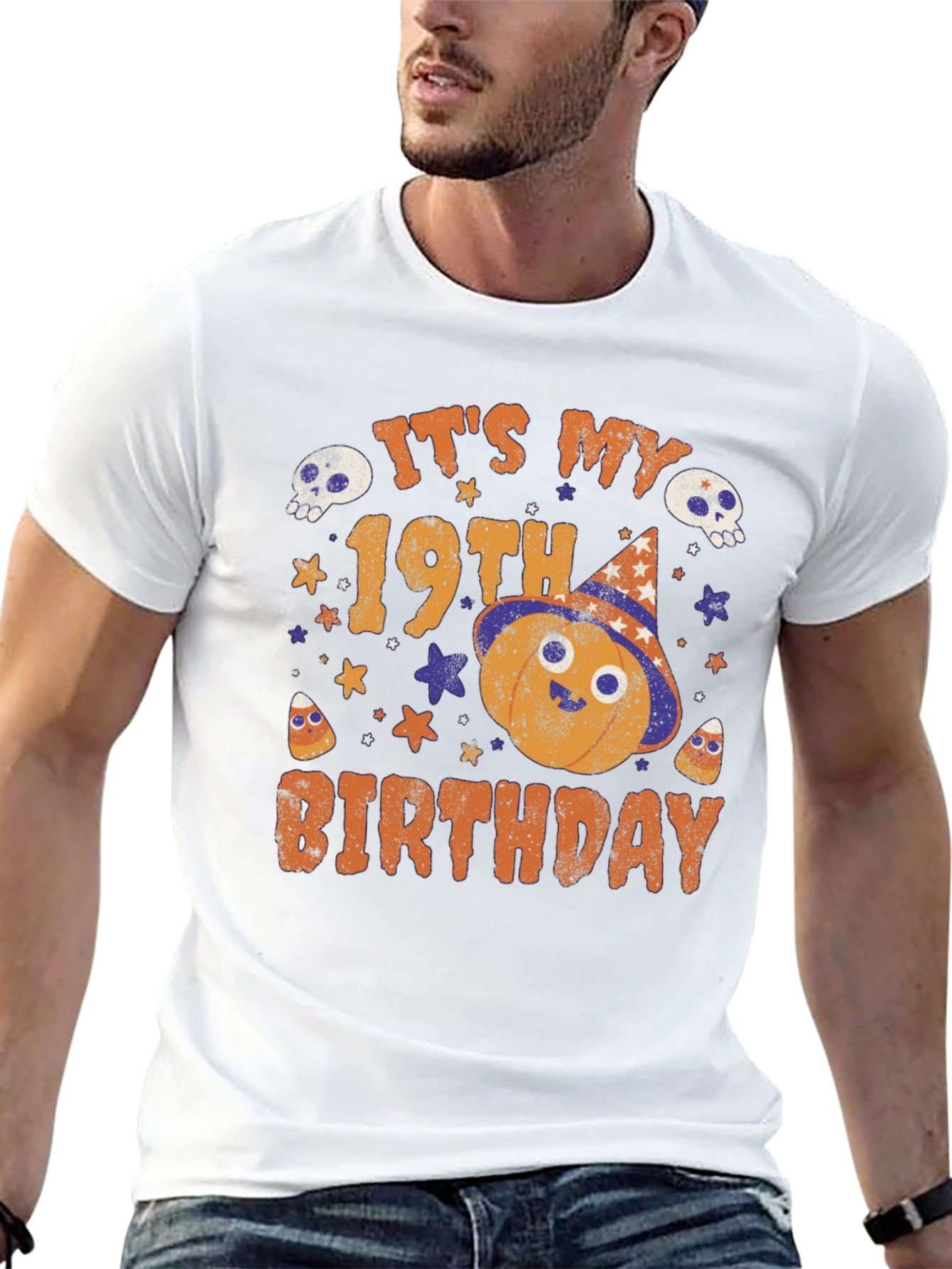 19th Birthday Halloween Shirt - Spooky Celebration Tee
