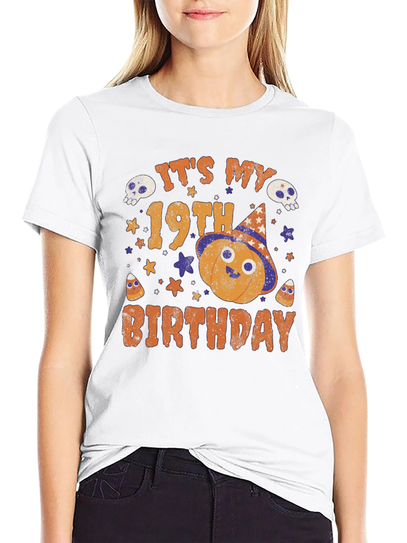 19th Birthday Halloween Shirt - Spooky Celebration Tee