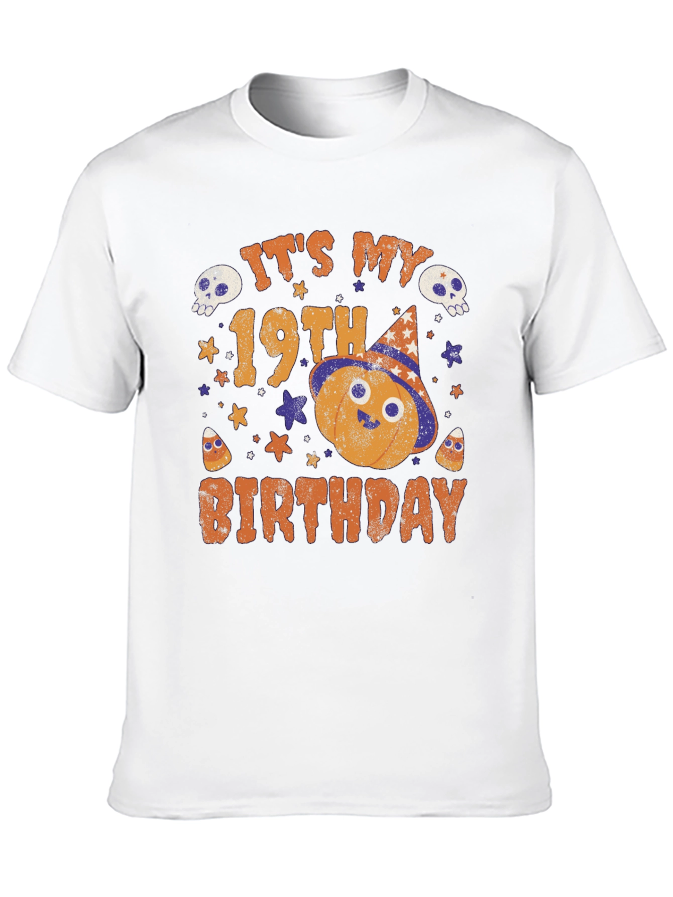 19th Birthday Halloween Shirt - Spooky Celebration Tee