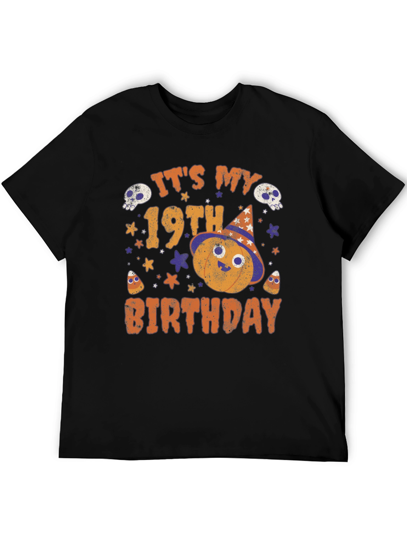 19th Birthday Halloween Shirt - Spooky Celebration Tee